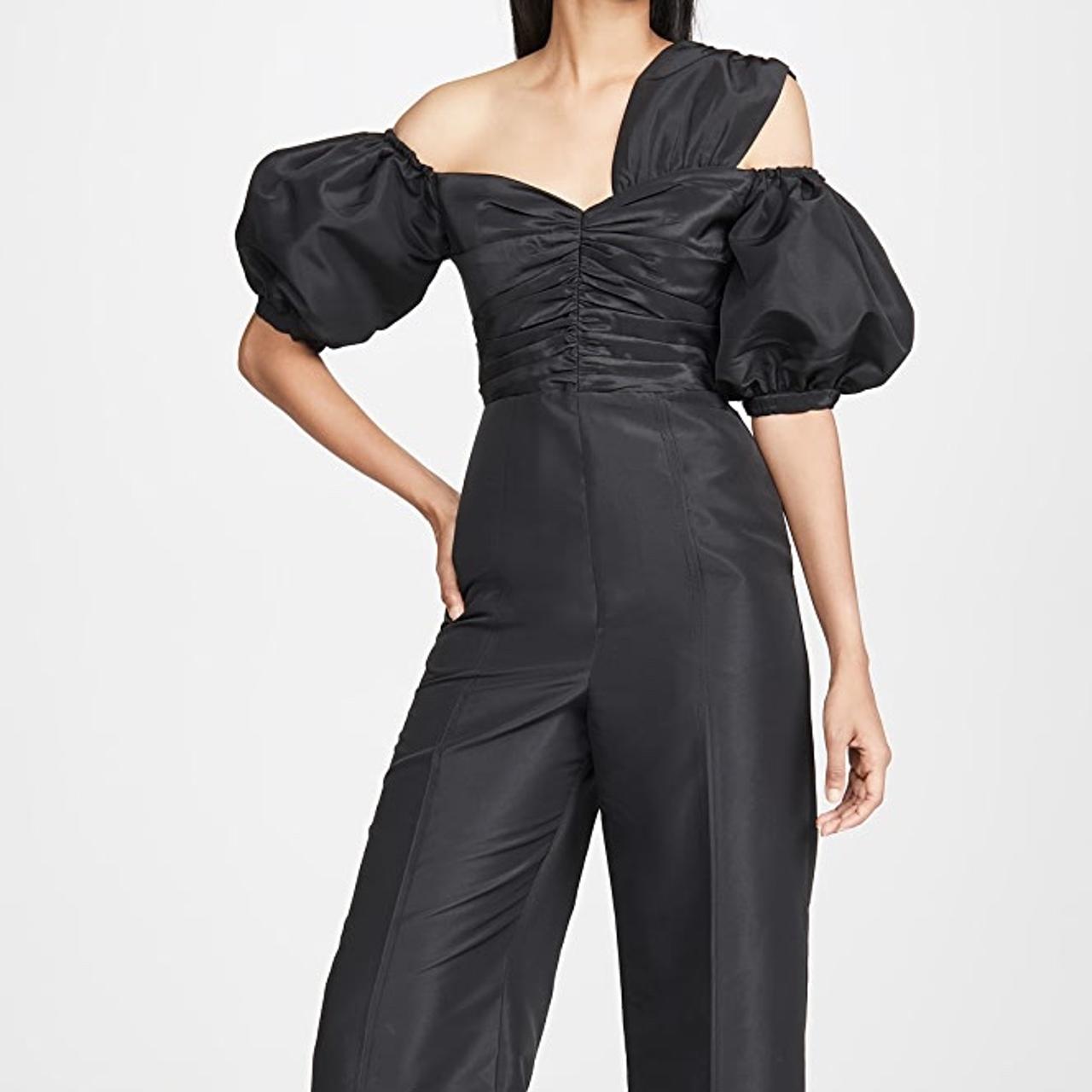 Self-Portrait black taffeta One