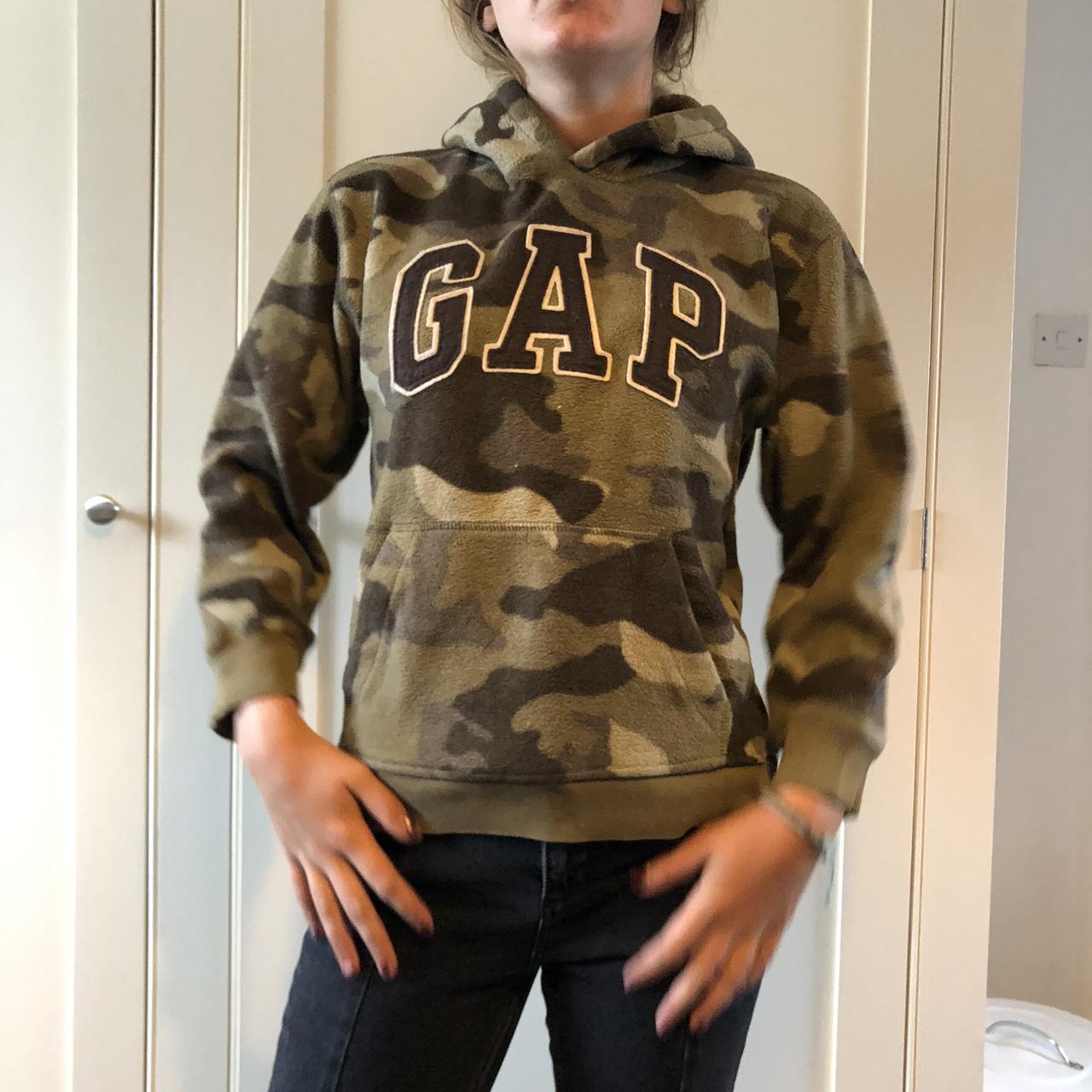 Gap on sale camo sweatshirt