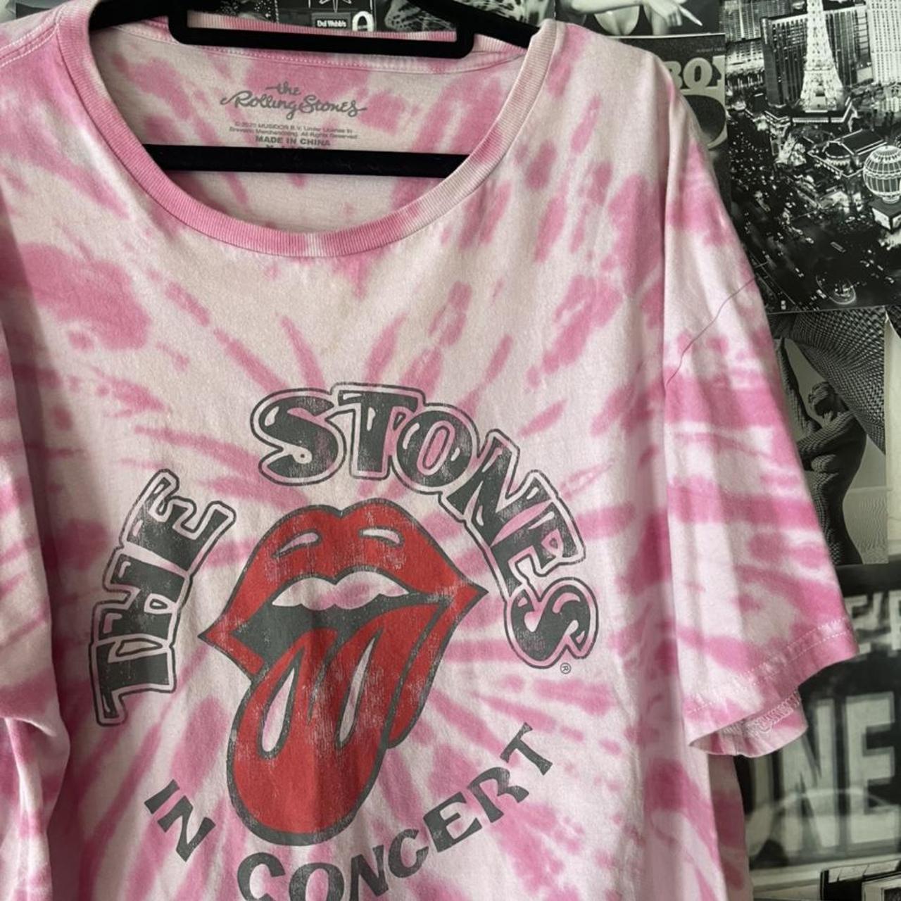 Y2K Rolling Stones official merchandise Graphic Tie... - Depop