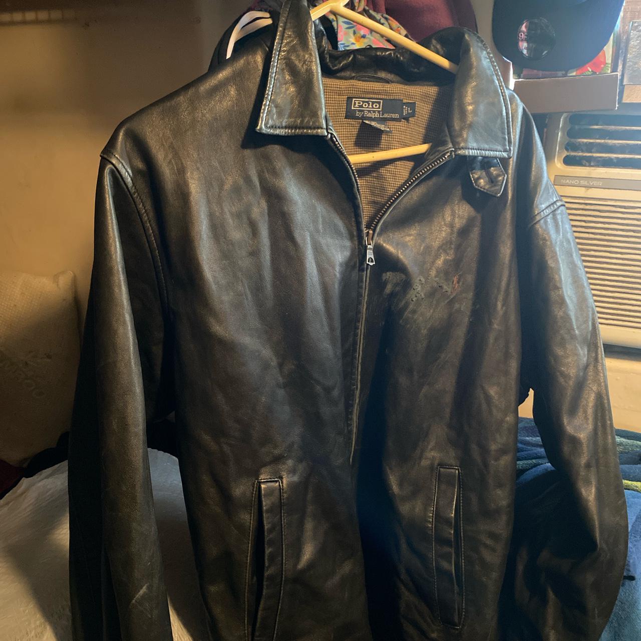 Men's Ralph Lauren Leather Jackets | New & Used | Depop