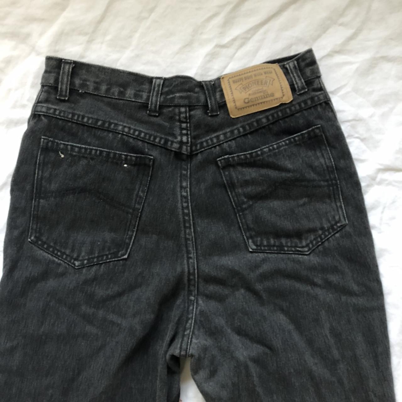 Black denim pioneer jeans. Great condition - Depop