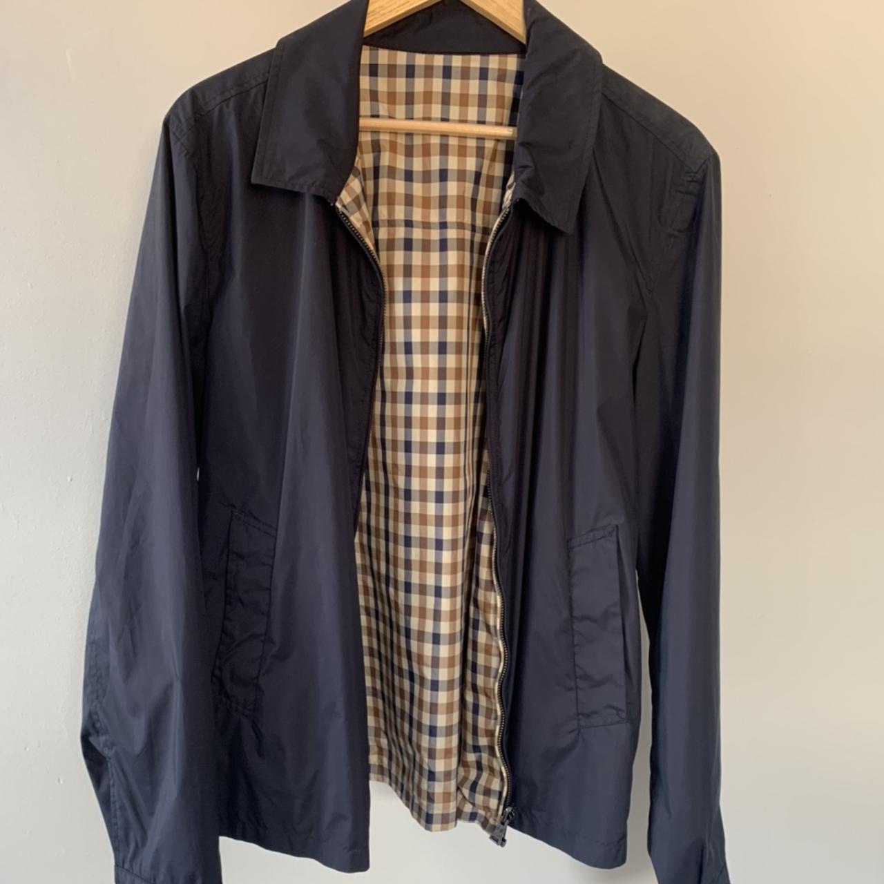 Aquascutum reversible jacket Hard to get hold of Depop