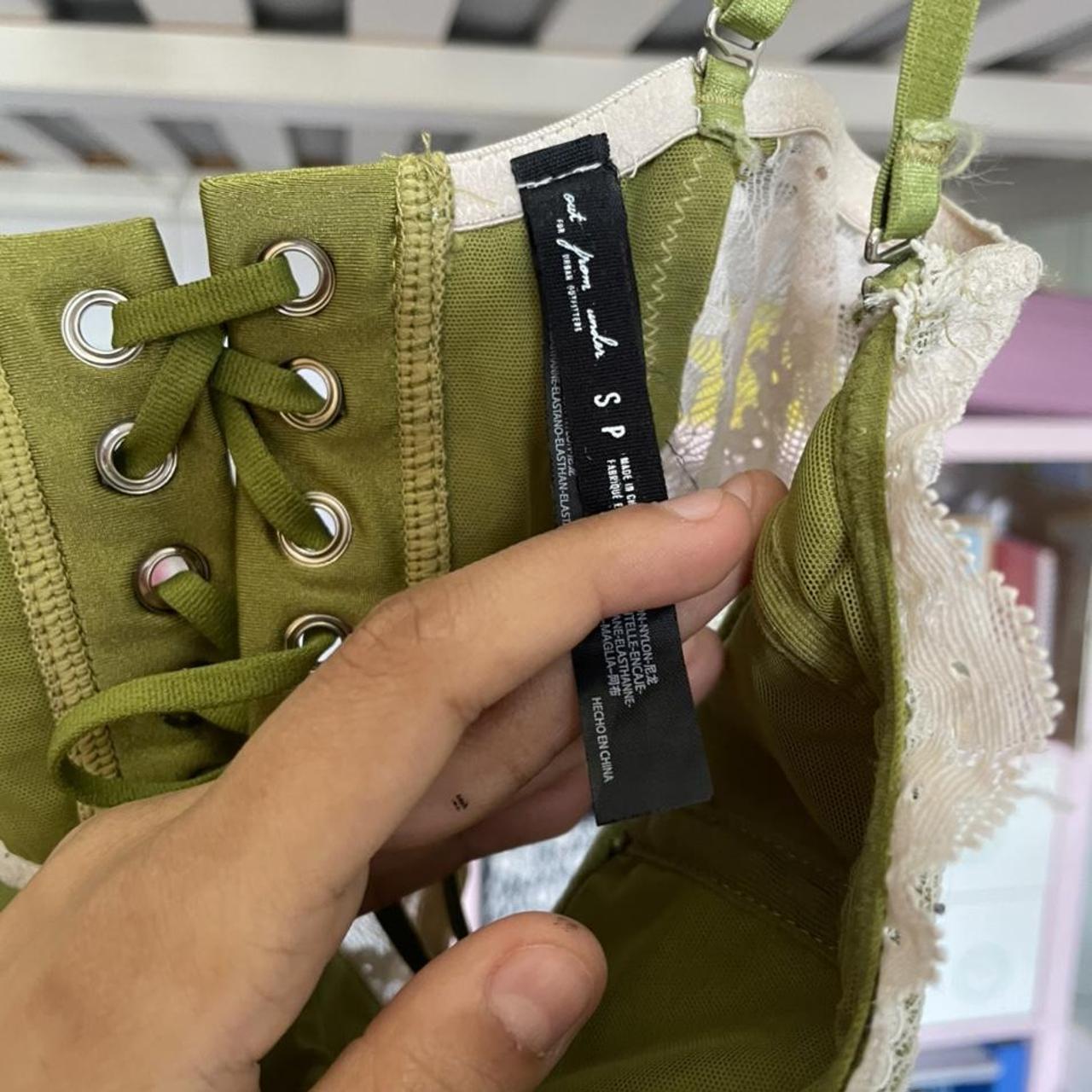 urban outfitters green corset top. Super... Depop
