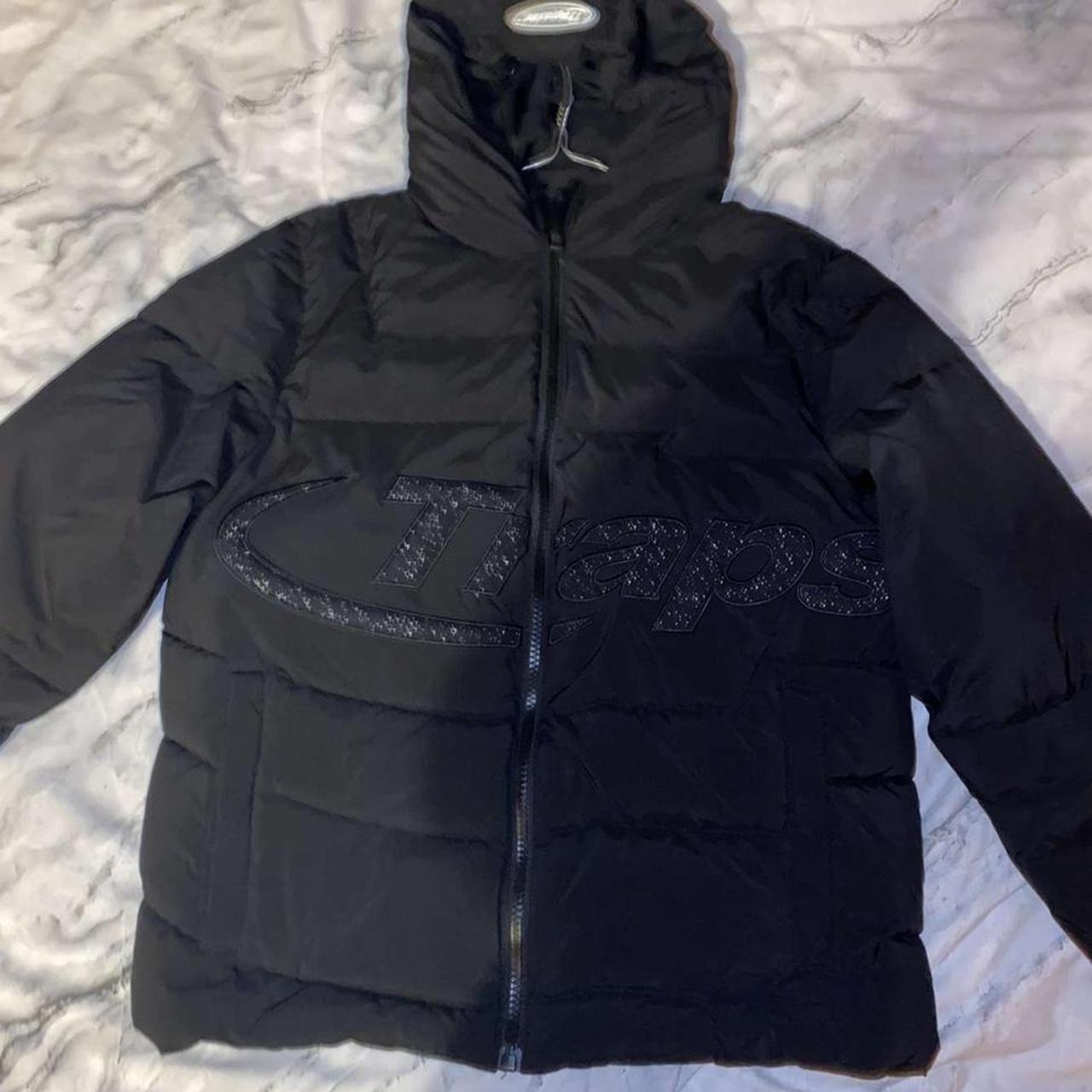 Hyperdrive hooded puff puffer black Oreo size medium Depop