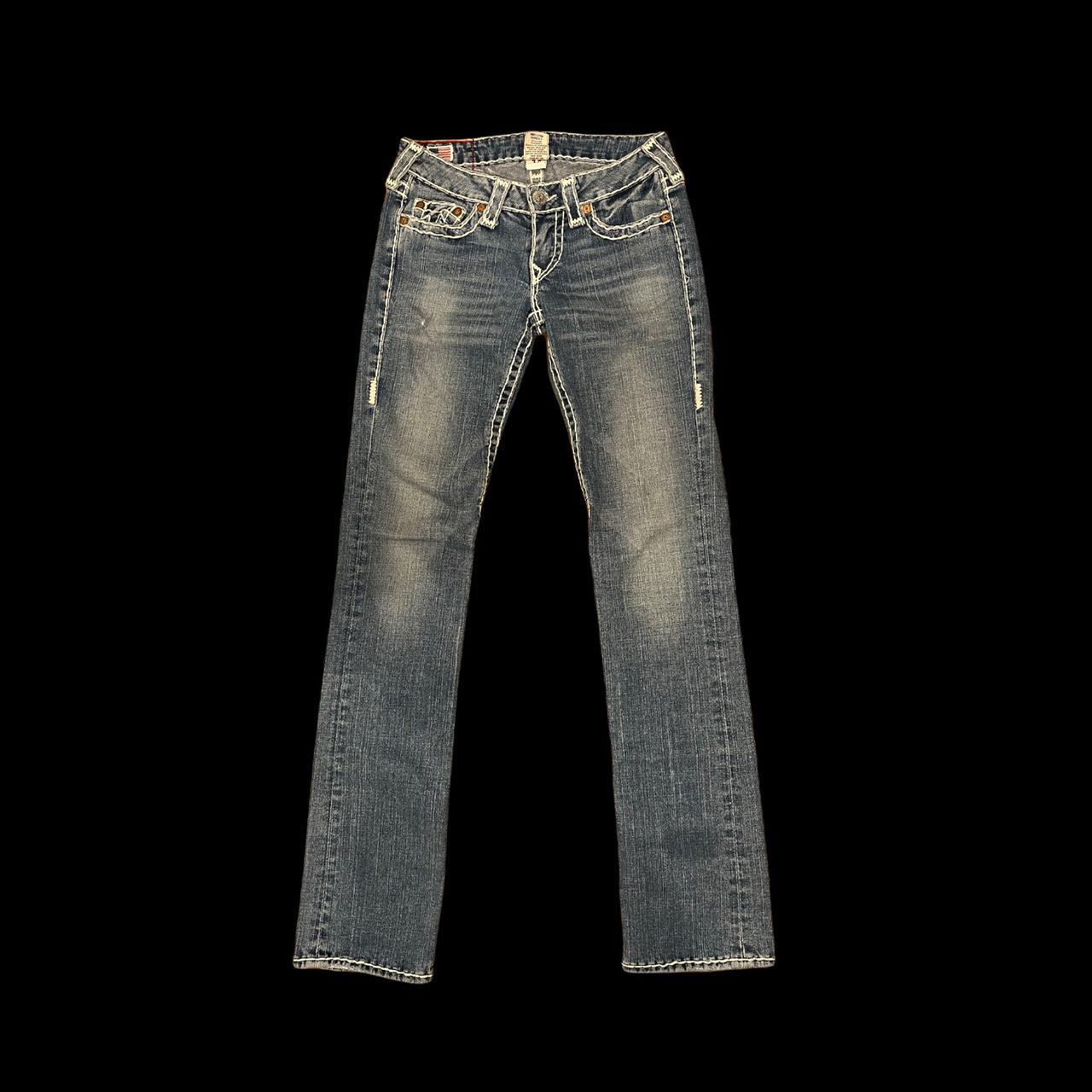 true religion contrast stitch joggers