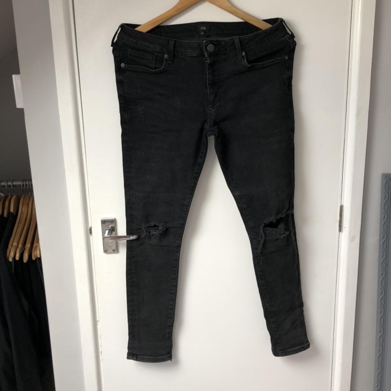 River Island Men's Black Jeans | Depop