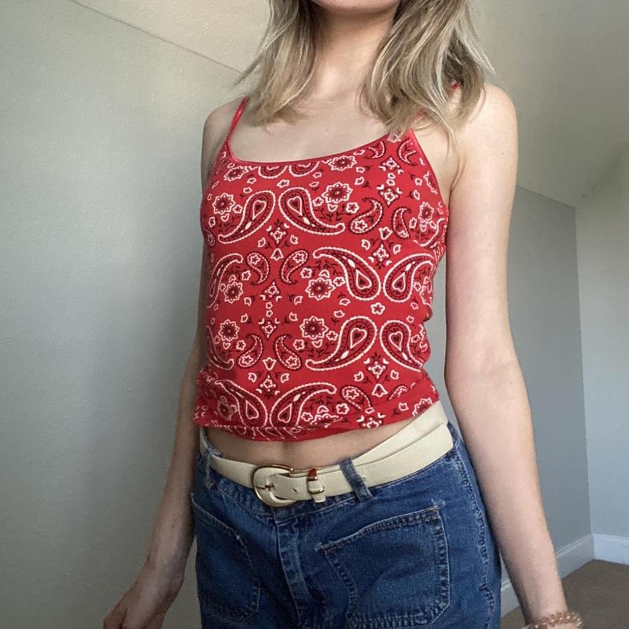 Cute y2k tank top ️ fits a xs/s. The little white... Depop