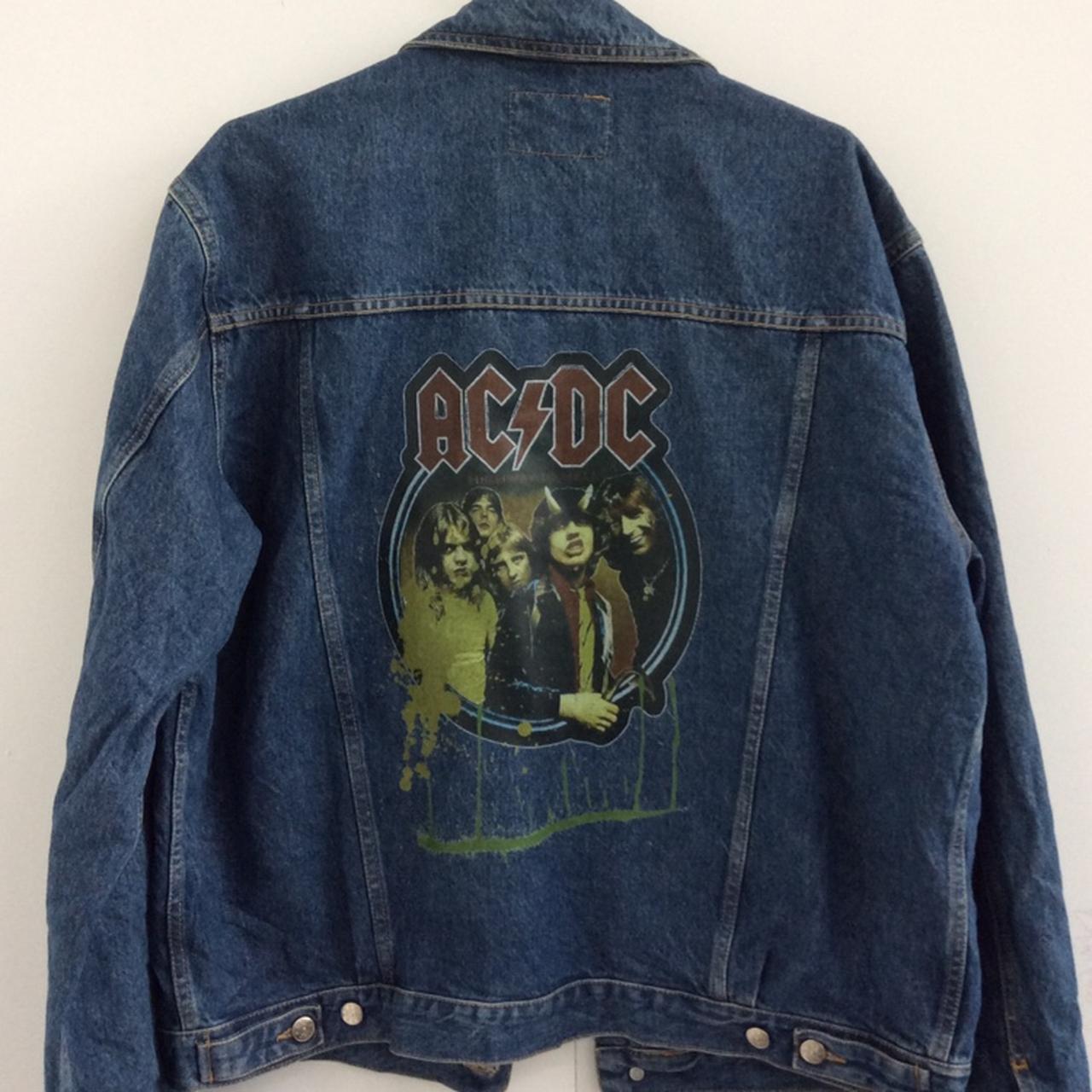 ACDC Print jacket. Customers will receive a medium... - Depop