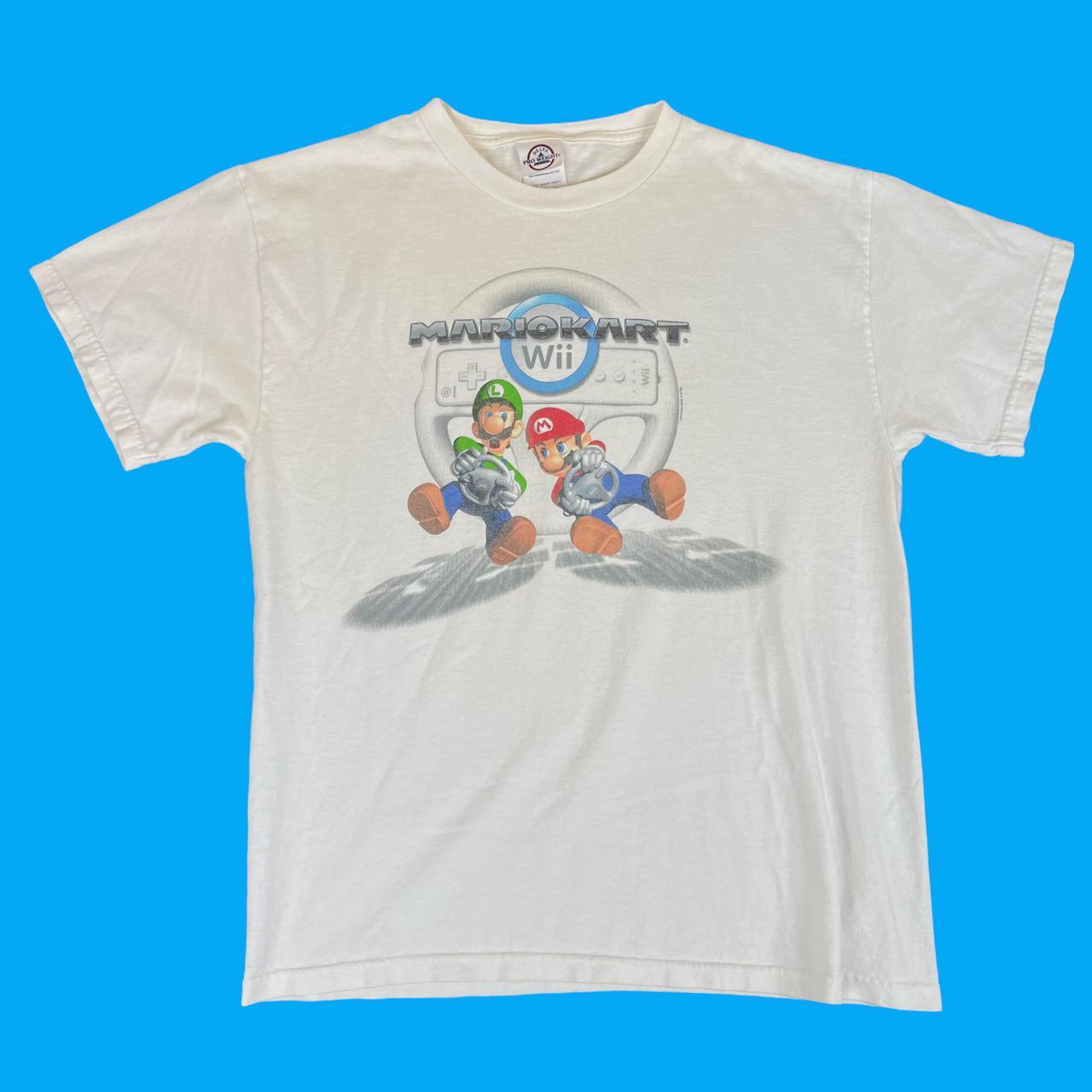 Y2k 2006 Mario Kart Wii Promo T Shirt Size... - Depop