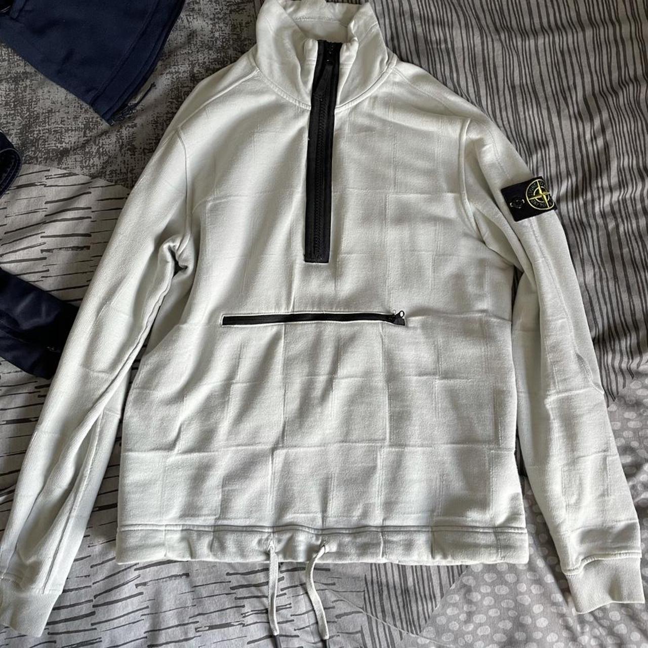 Stone island jumper on sale zip