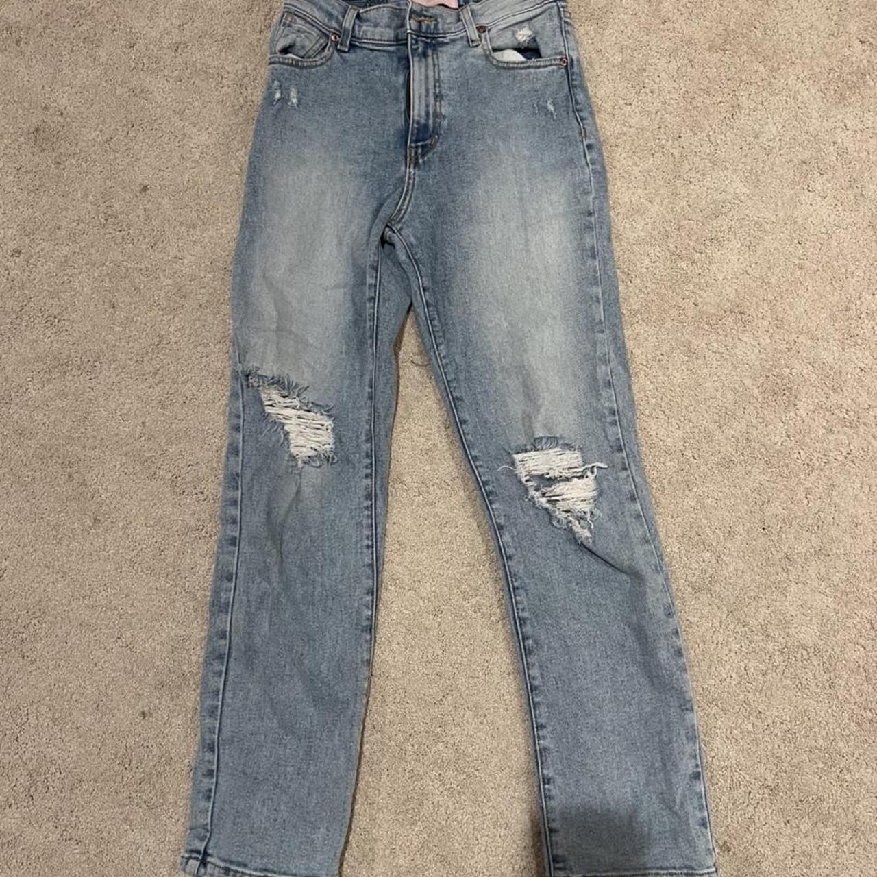 Revive denim jeans w star detail on the butt. Barely... - Depop