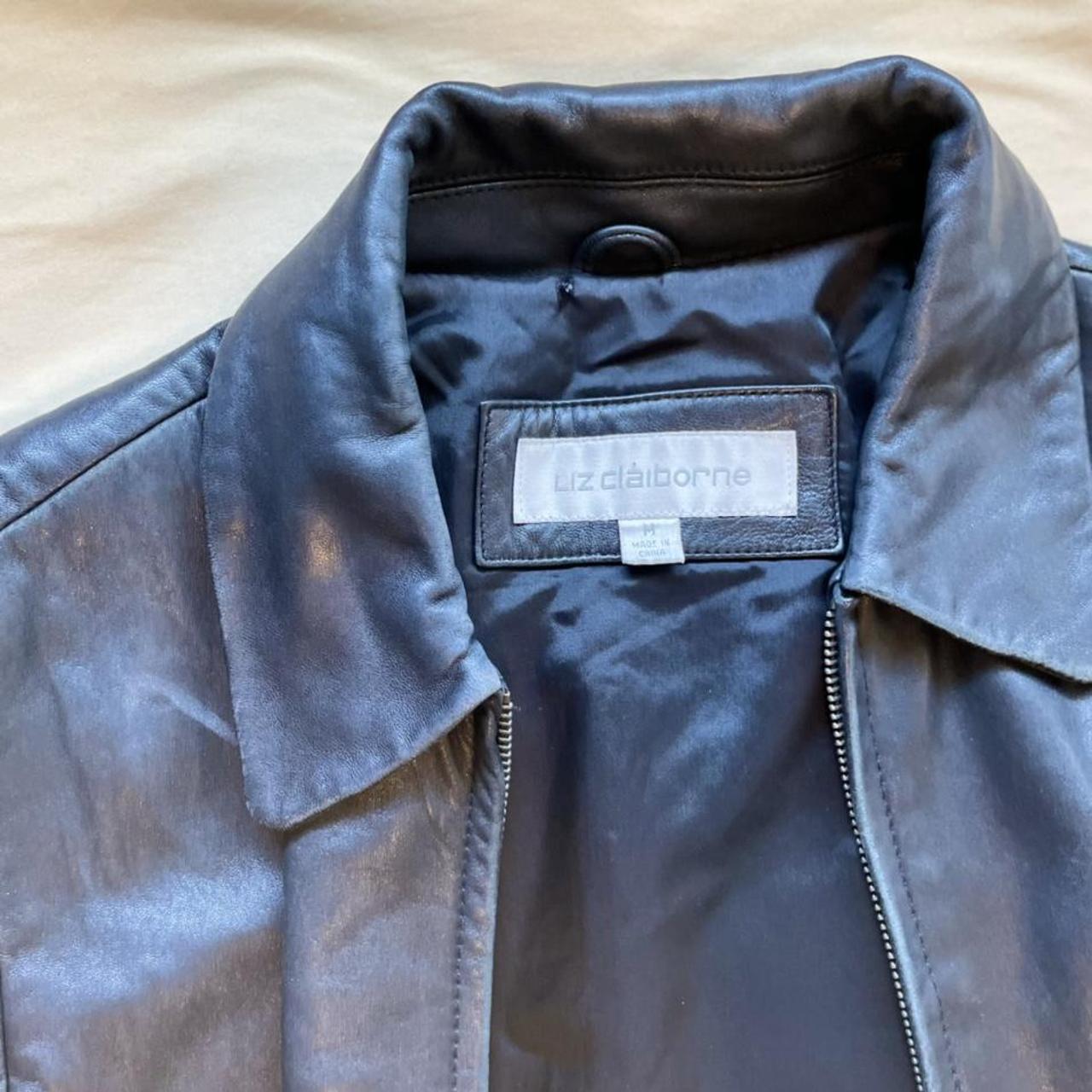 Liz Claiborne Women's Black Jacket | Depop