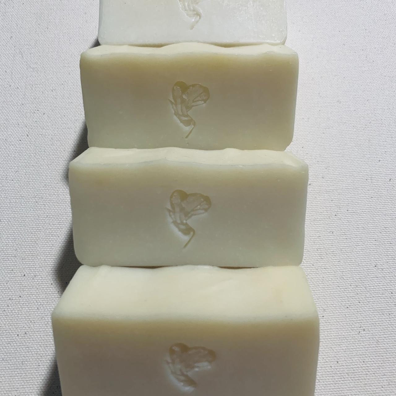 Lot 4 Cocoa and Olive oil soaps 2 years old aged... Depop