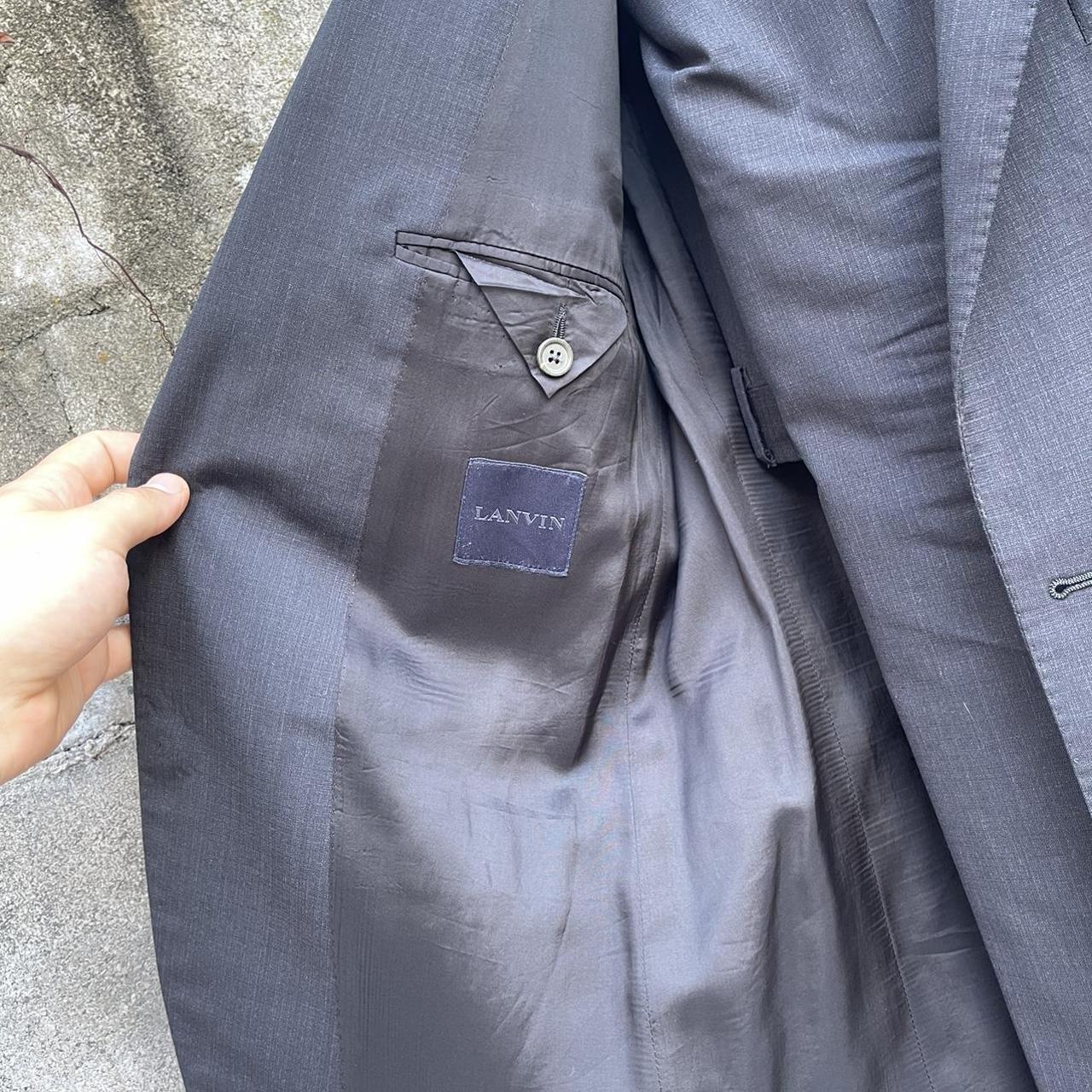 Lanvin Blue 2 piece suit Great condition Pants are... - Depop