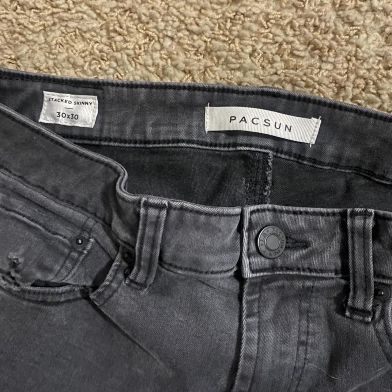 pacsun stacked skinny jeans