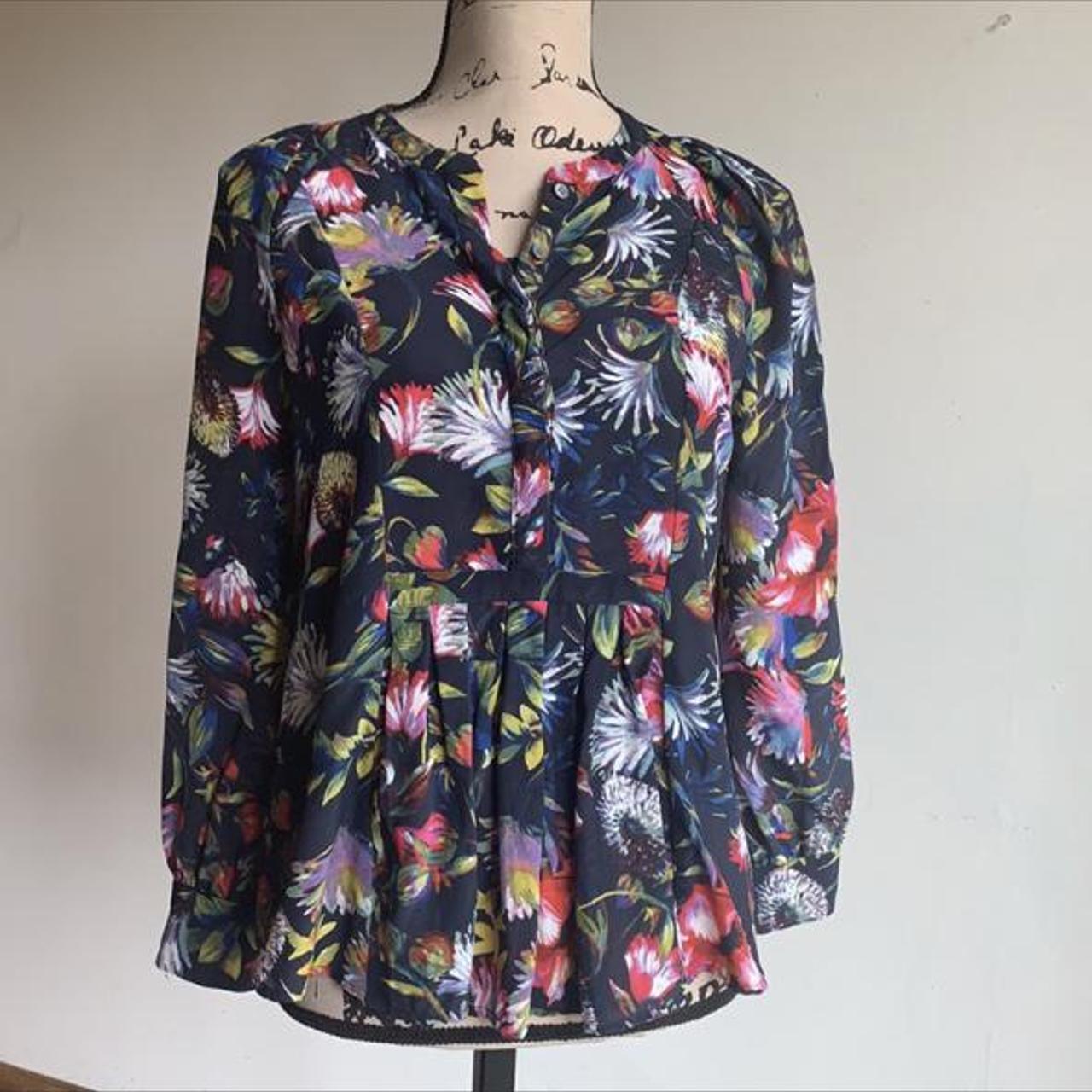 J.Crew Women's Multi Blouse | Depop