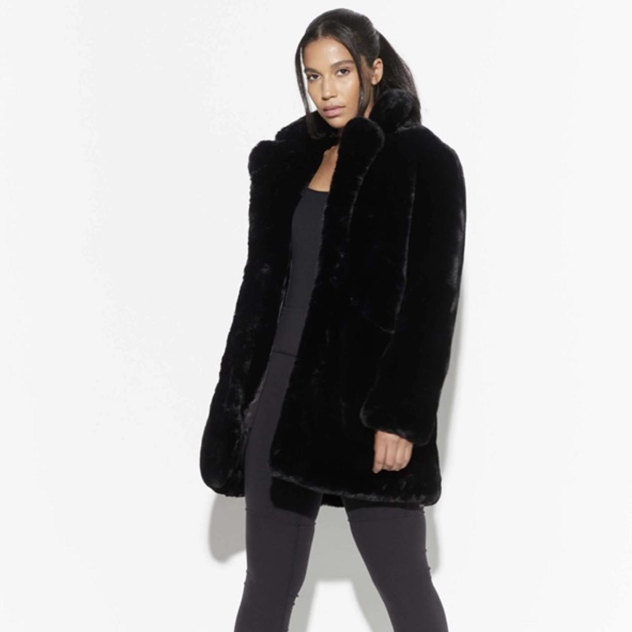 Apparis faux sales fur coat