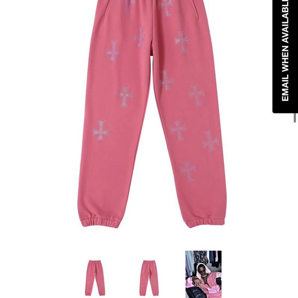 UNKNOWN LONDON PINK RHINESTONE JOGGER | www.piazzagrande.it