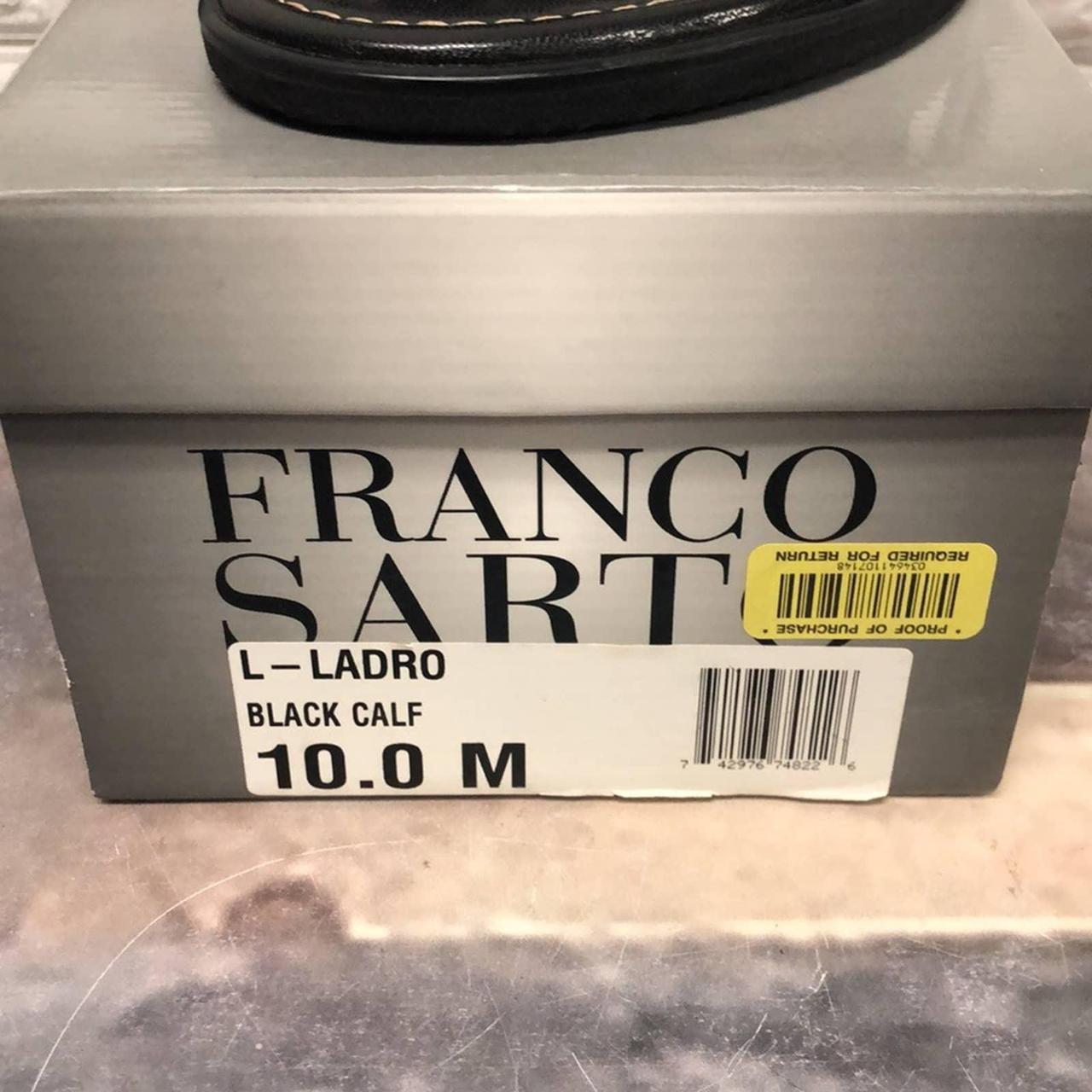 franco sarto black slides
