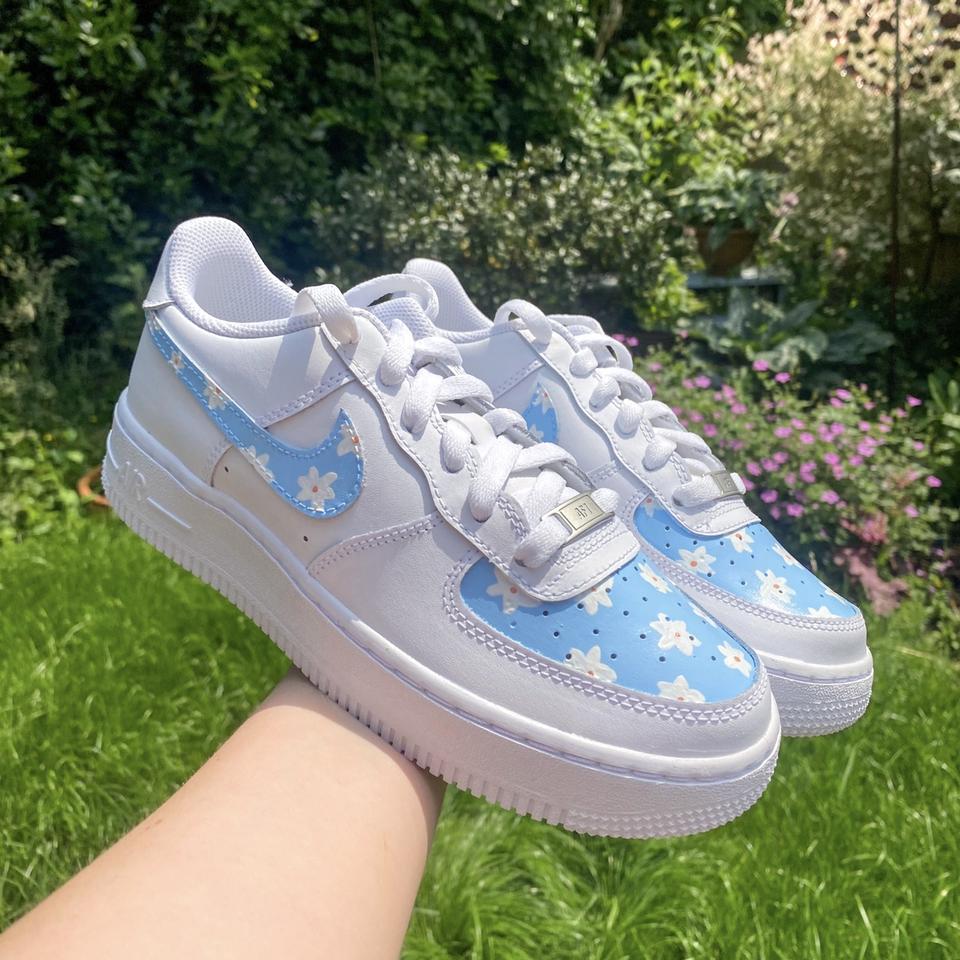 Custom Butterfly Air-Force 1's 👟🦋 Message for any - Depop