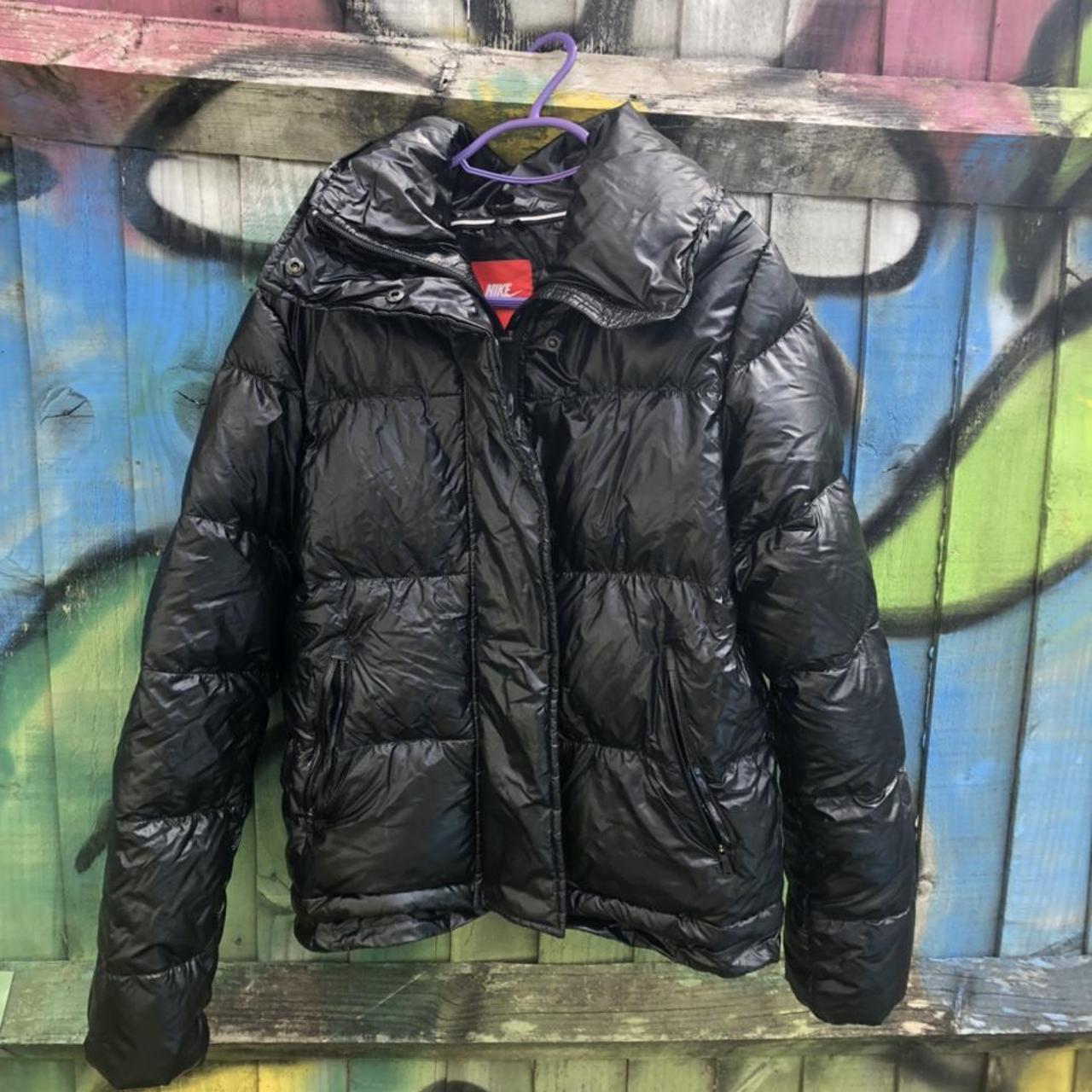 Unisex Nike Puffer Jacket In Black (size Small).... - Depop