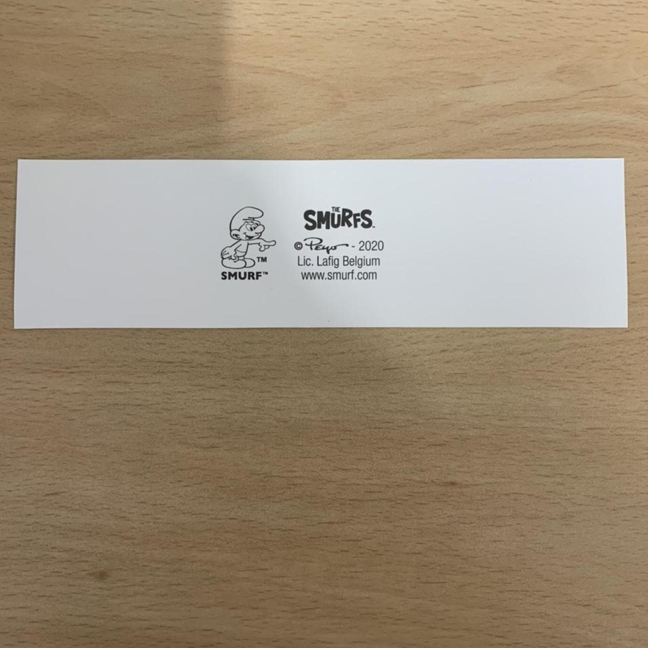 Supreme Blue Smurf Box Logo Sticker | Fall 2020 | Supreme Stickers