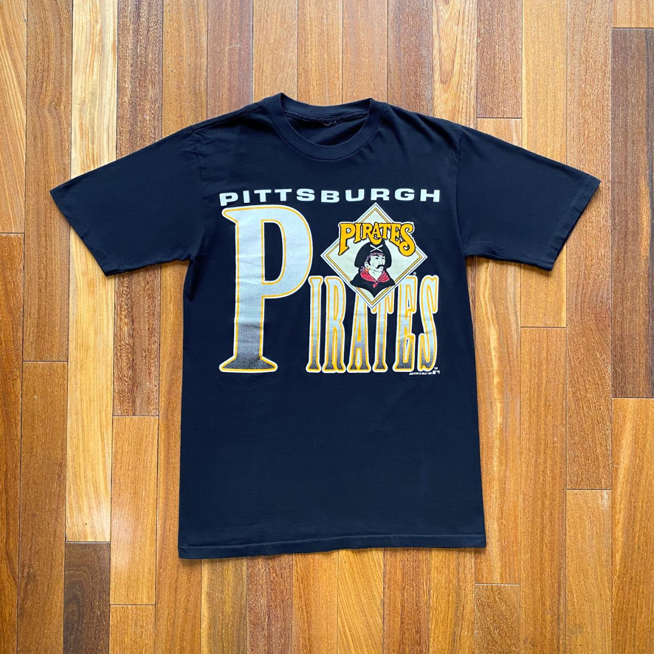 Mens Large 1991 Pittsburgh Pirates Shirt Pirates Big Print 