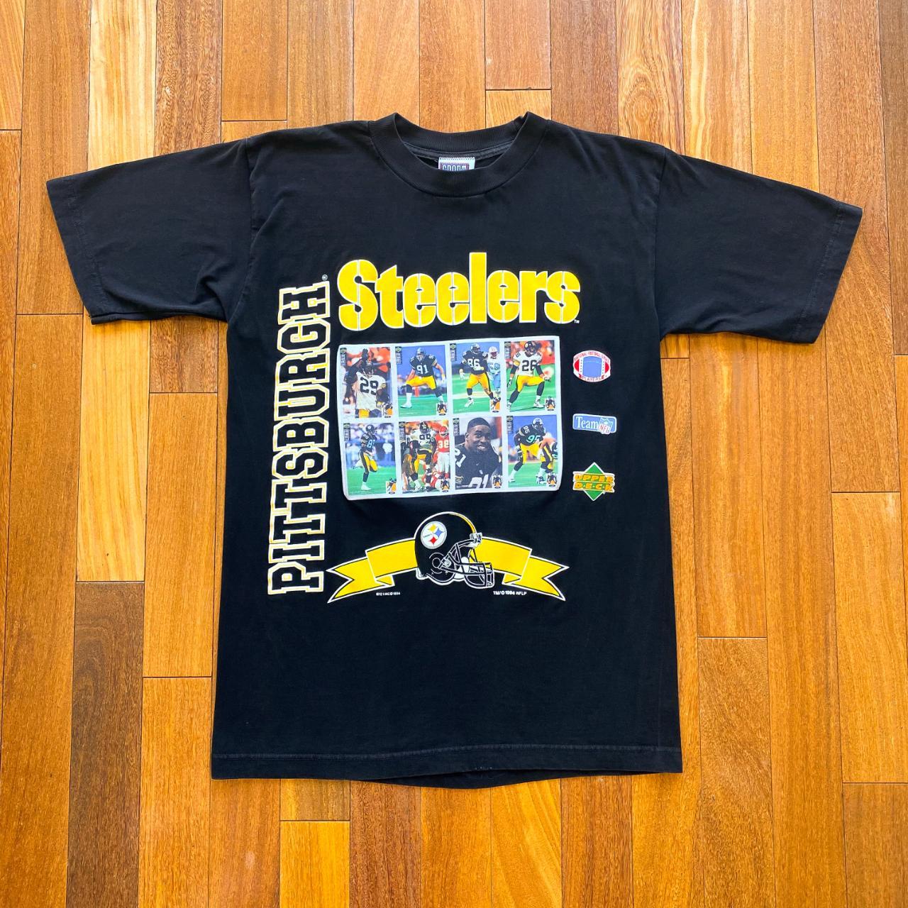 Vintage Mens Pittsburgh Steelers NFL Football Shirt - Depop