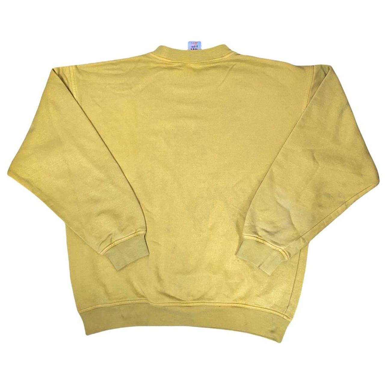 Vintage Mustard Yellow Adidas Spellout... Depop