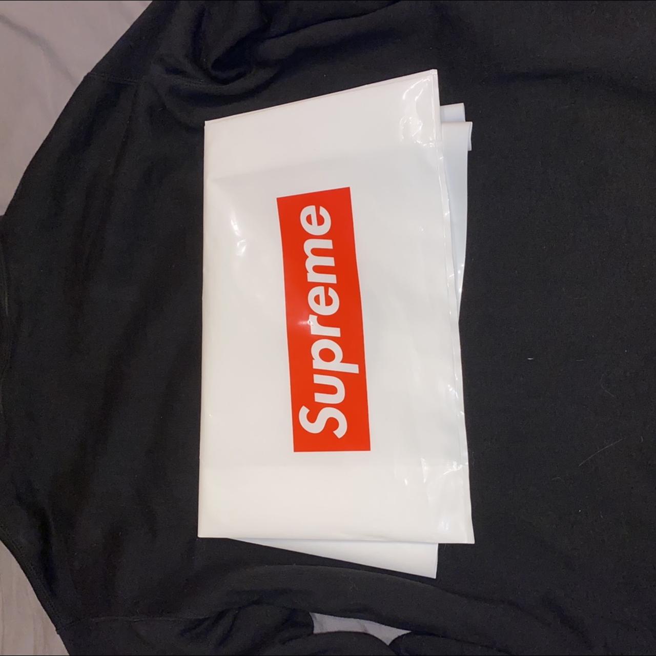 ***SUPREME MIRRORED LOGO HOODED*** (sweatshirt... - Depop