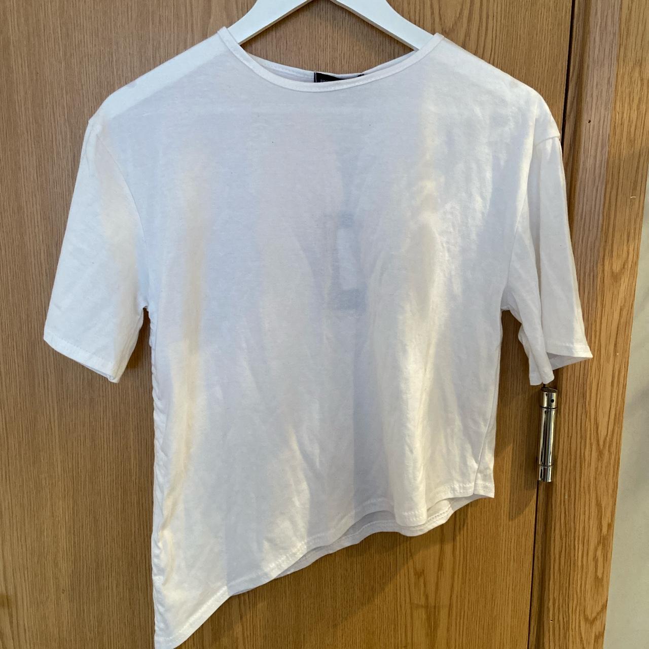 White ruched top Pretty little thing. Brand new - Depop