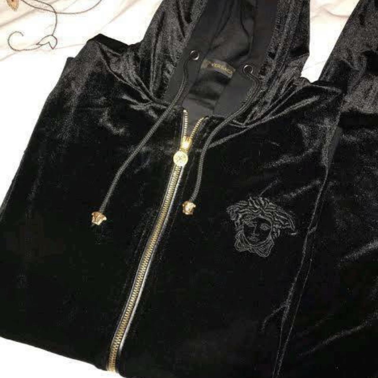 versace velvet tracksuit mens