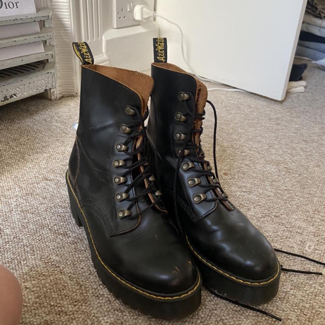 Dr. Marten boots. Doc marten leona boots for sale!... Depop
