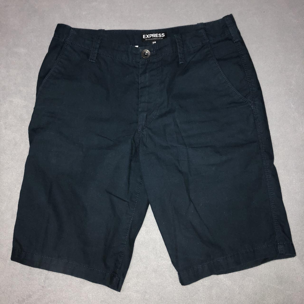 Navy blue shorts from Express! Barely worn with no... Depop