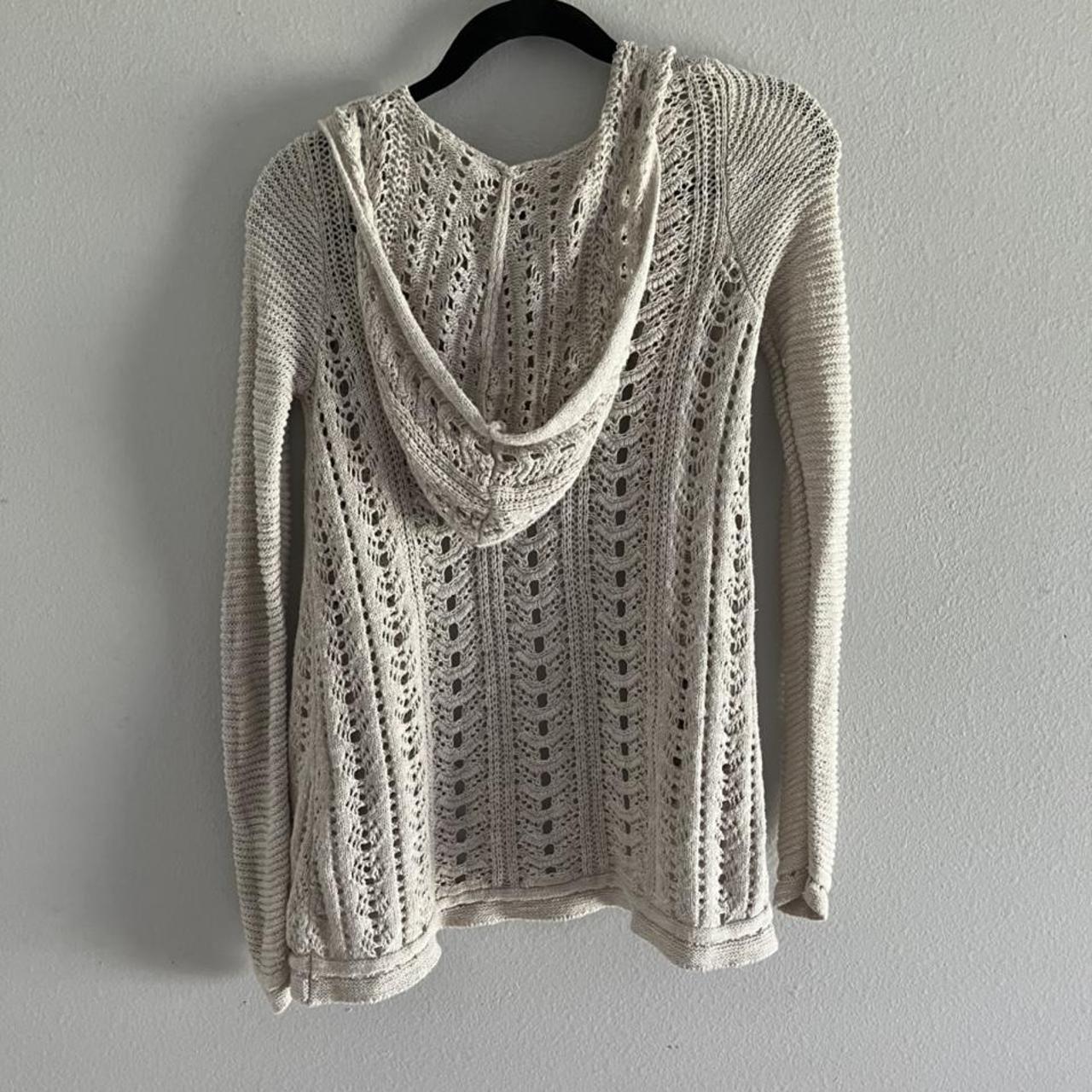 Cute cottage core knit cardigan sweater Old... - Depop