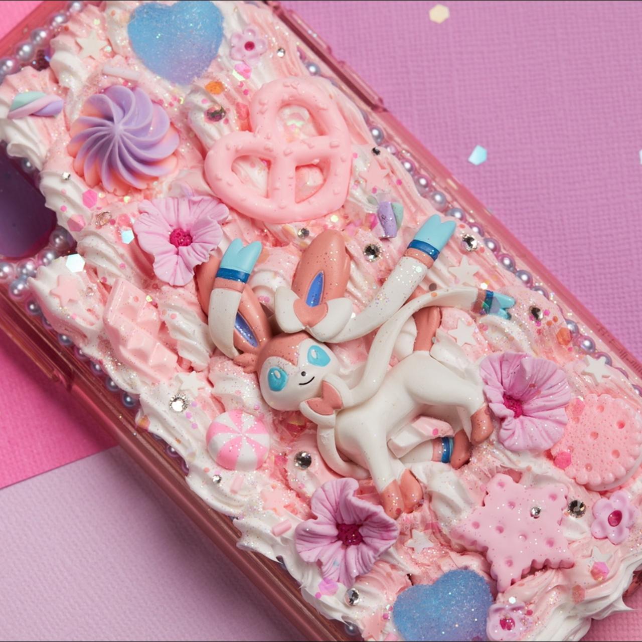 Pokemon Sylveon Ice Cream Whip Kawaii Decoden Phone