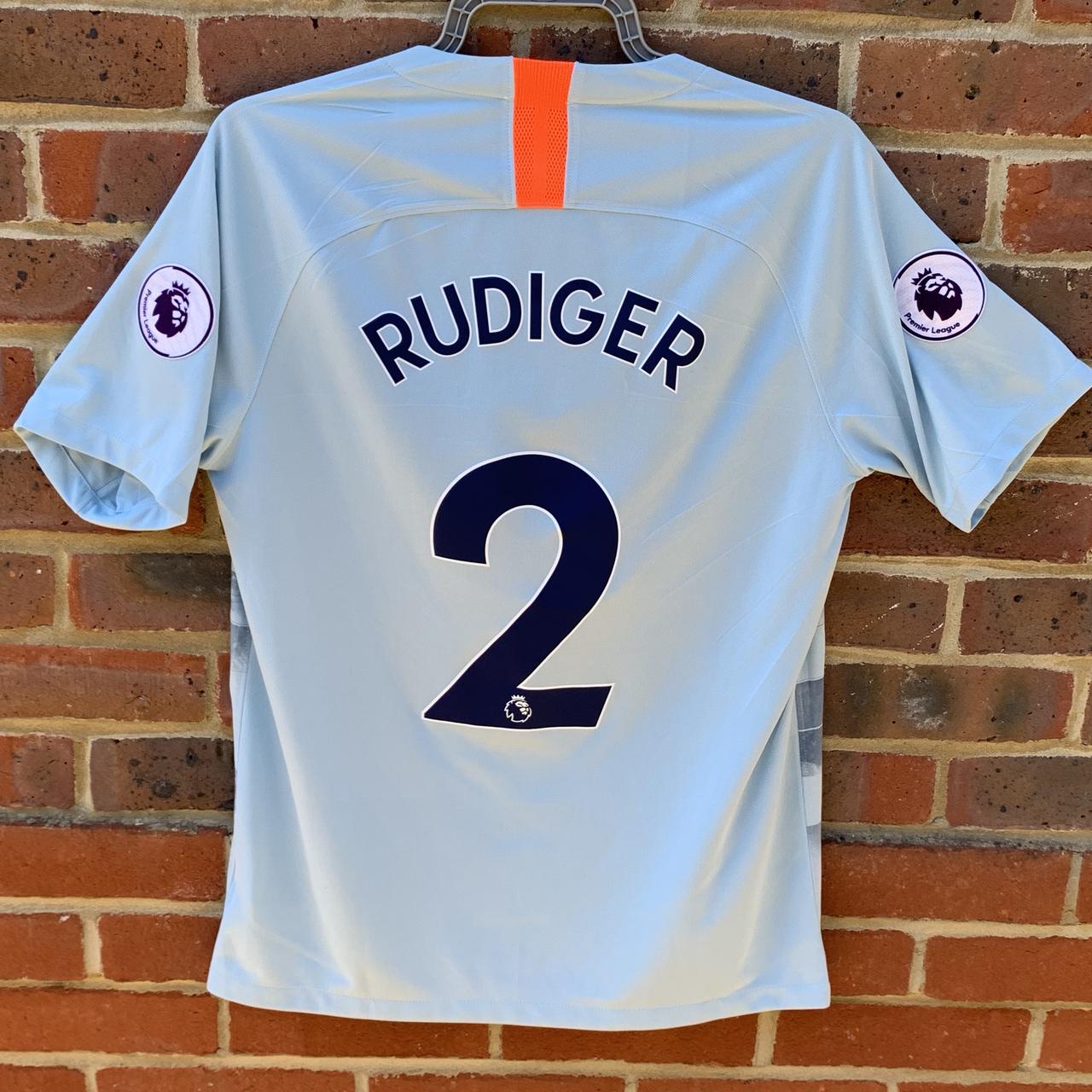 Chelsea F.C third kit 2018/19. Rudiger 2. Size | Depop