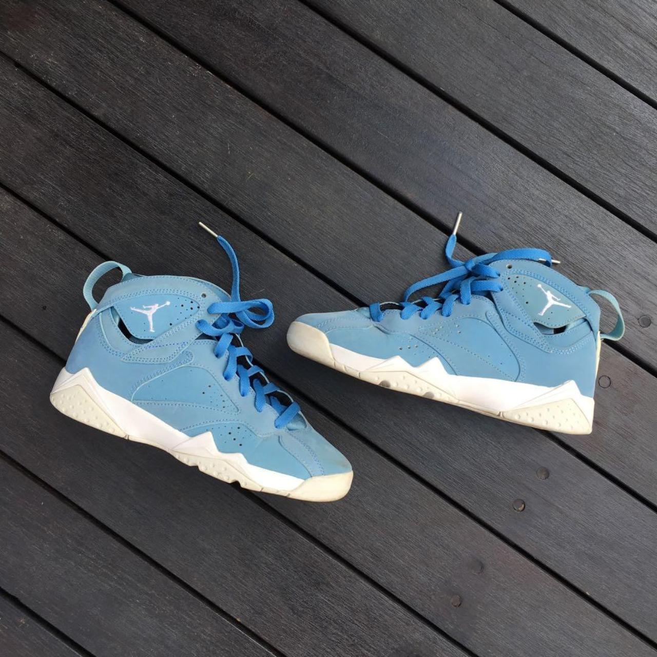 air jordan 7 pantone on feet