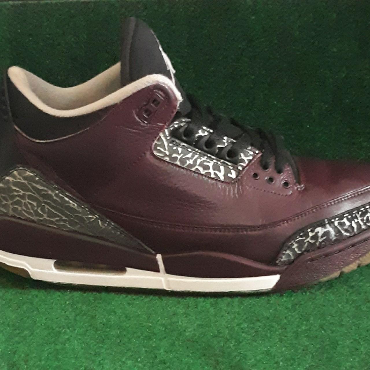 Burgundy sales jordan 3