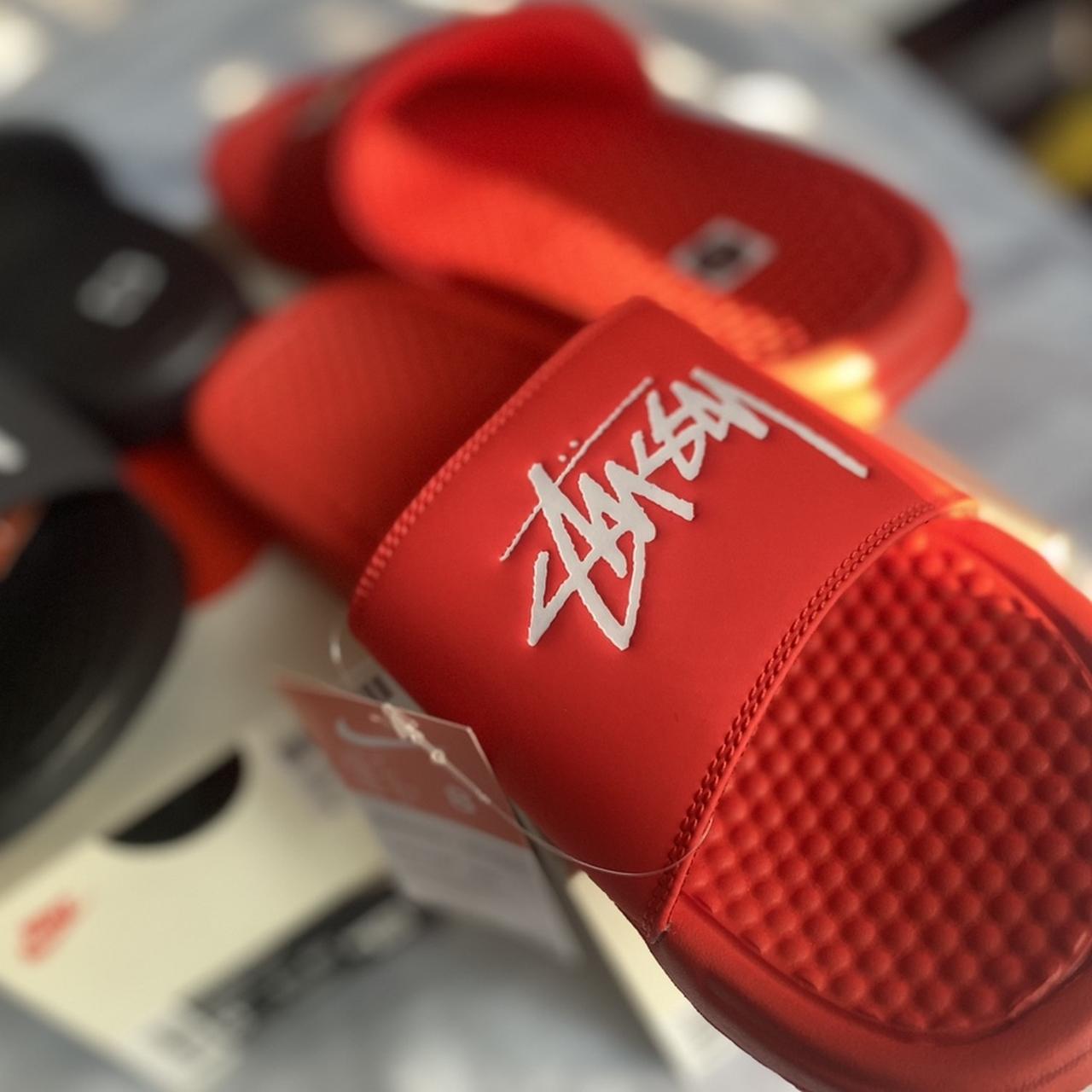 red stussy slides