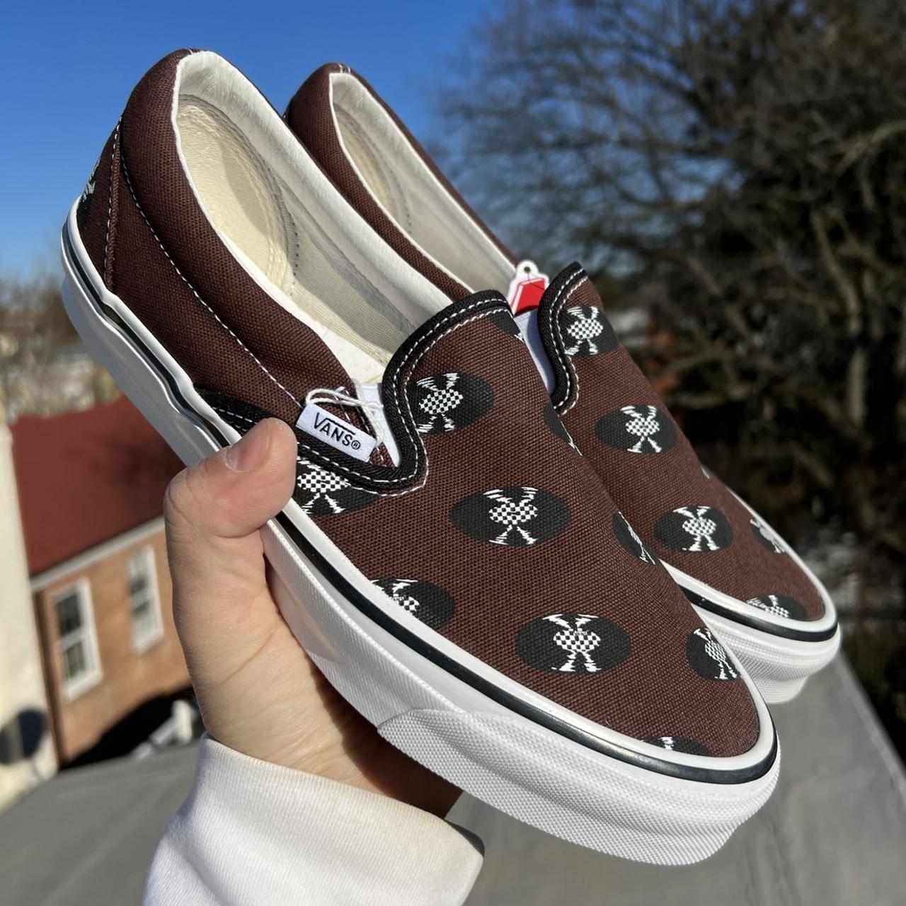 Vans Vault Slip On Wacko Maria Brown Brand new in... - Depop