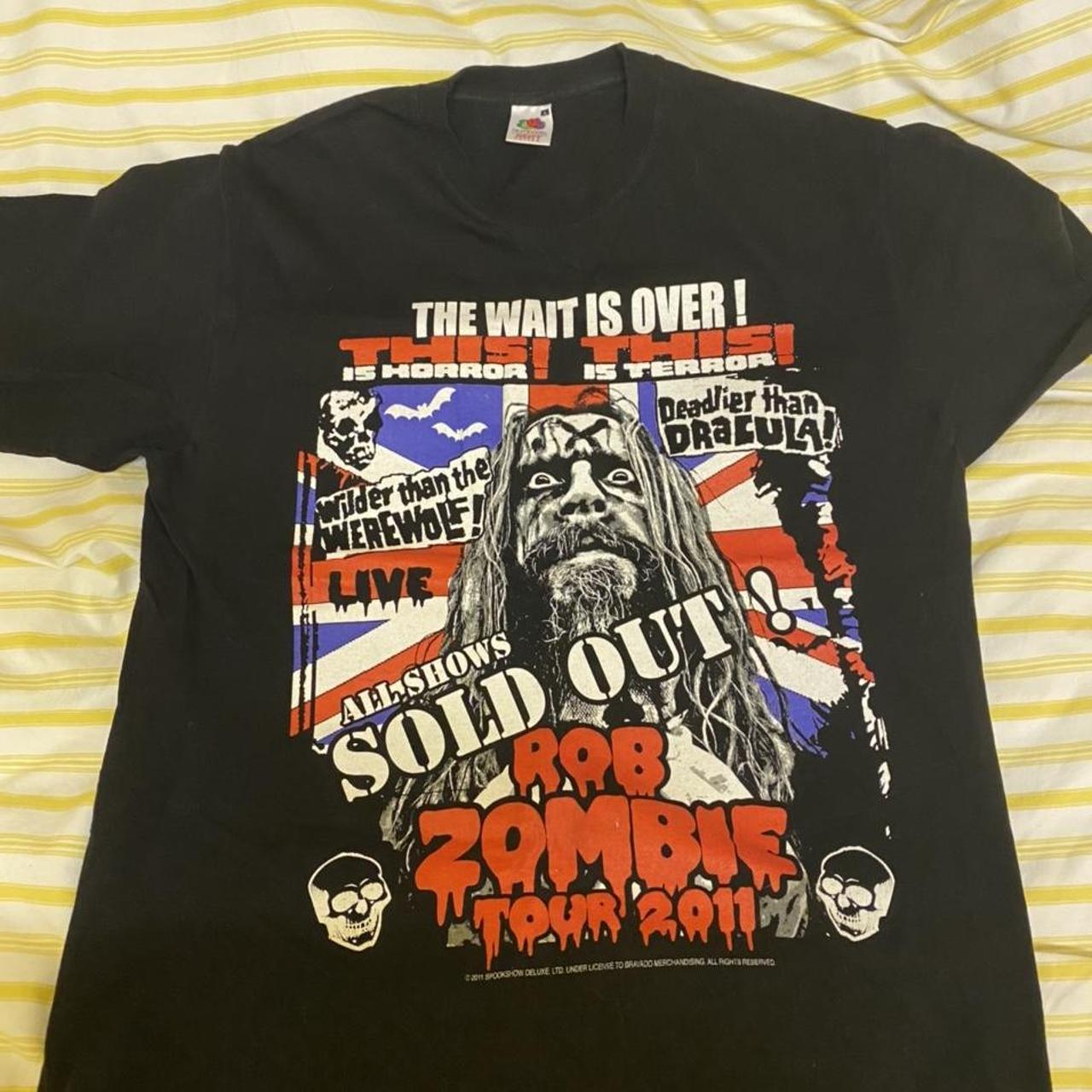 rob zombie tour shirt