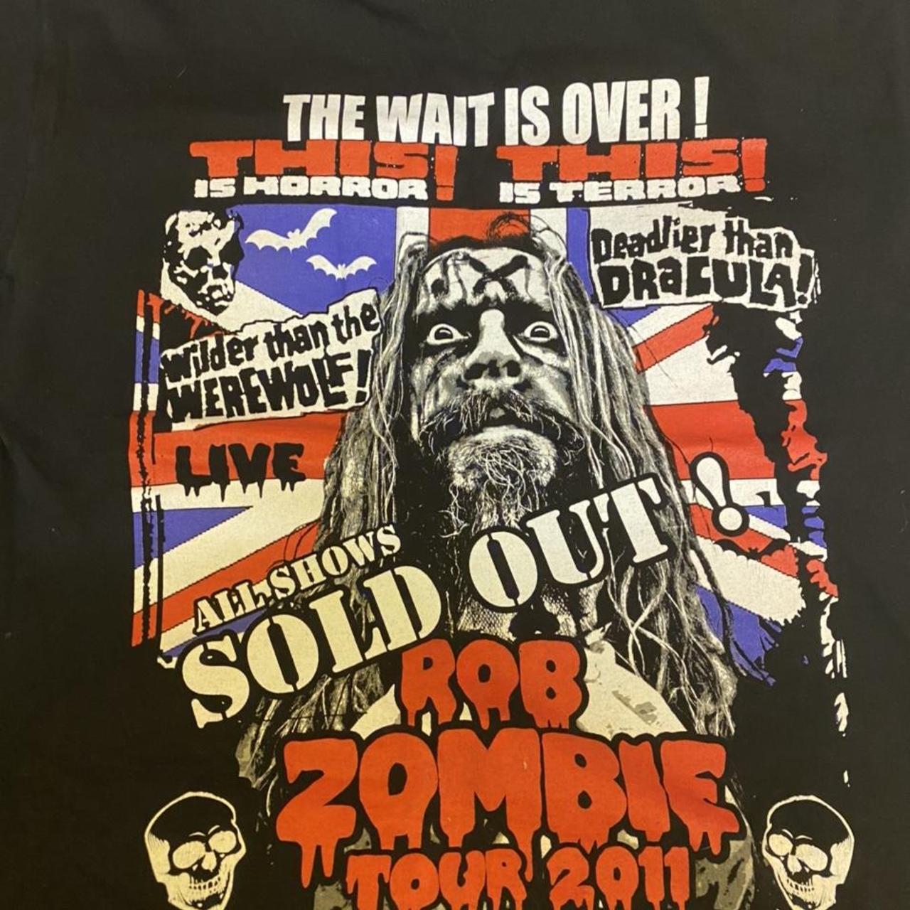 rob zombie tour shirt