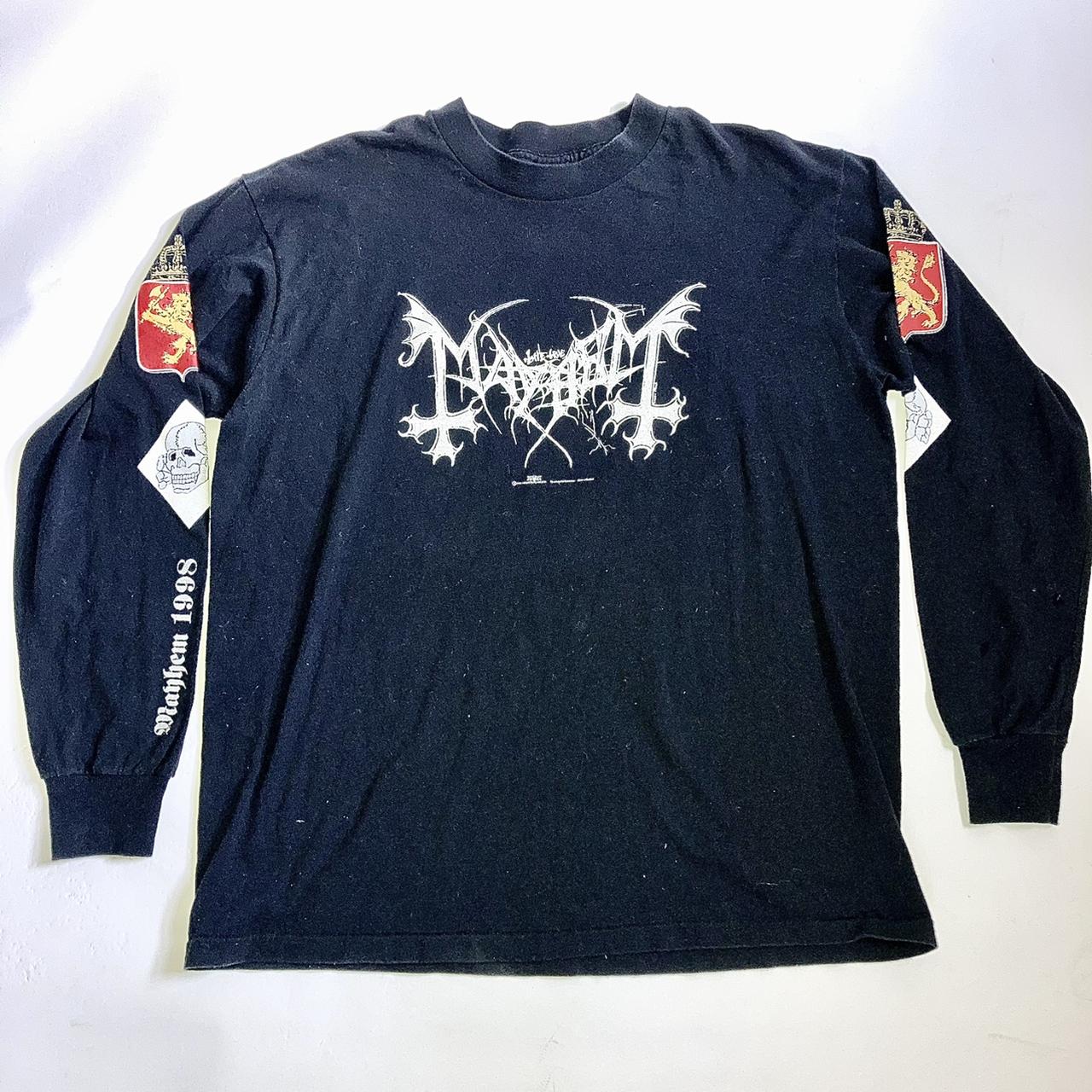 Mayhem Vintage 1998 xl long sleeve Tagged size... - Depop