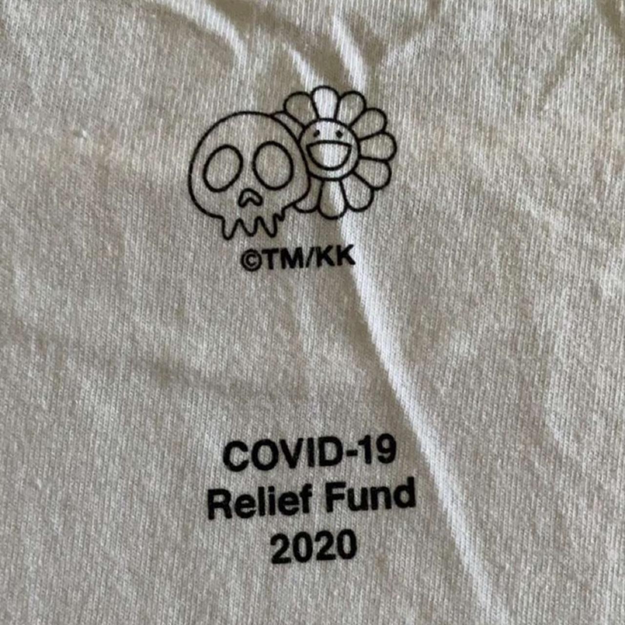 Supreme Takashi Murakami 2019 Covid relief tee shirt - Depop