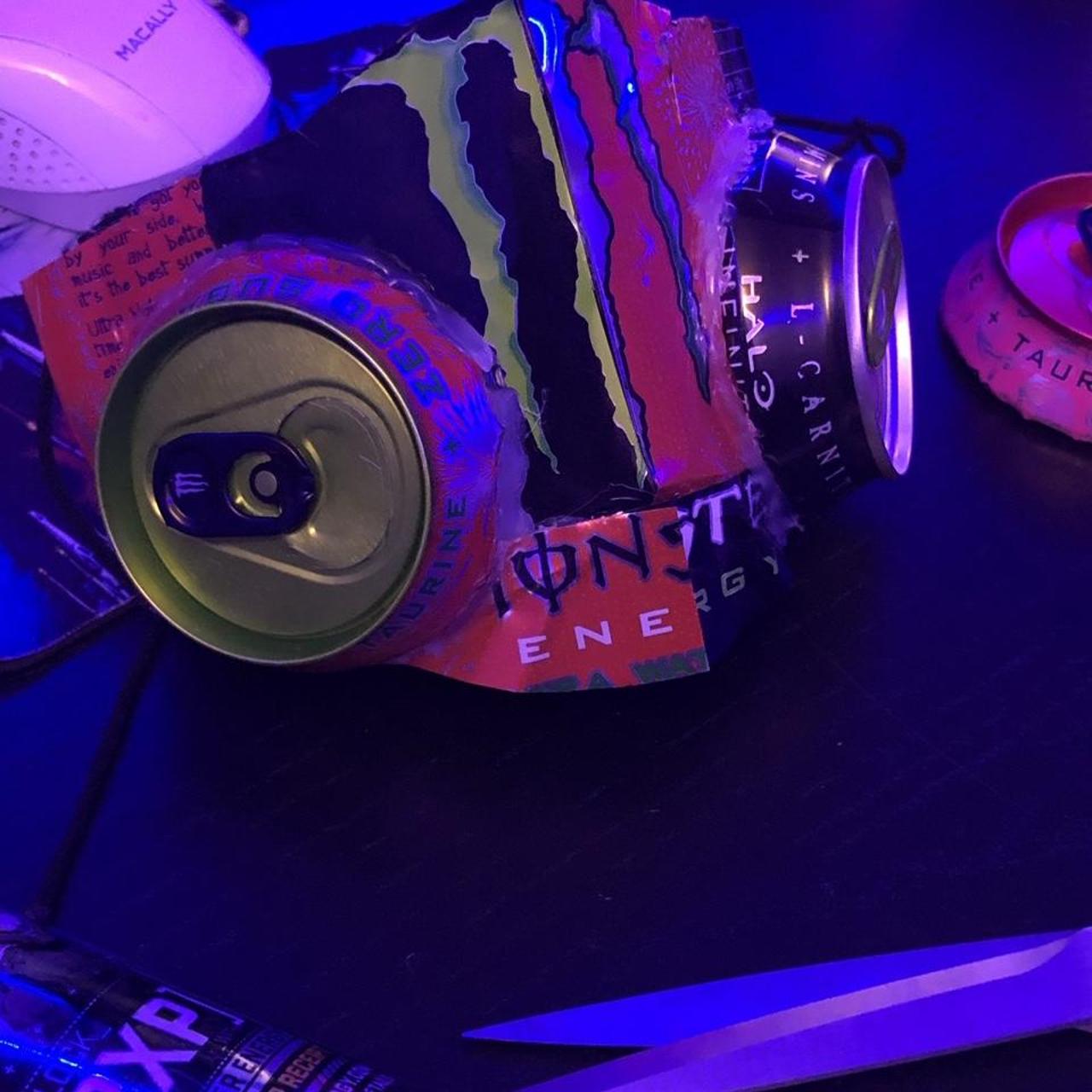 HANDMADE MONSTER ENERGY GAS MASKS INTEREST... Depop
