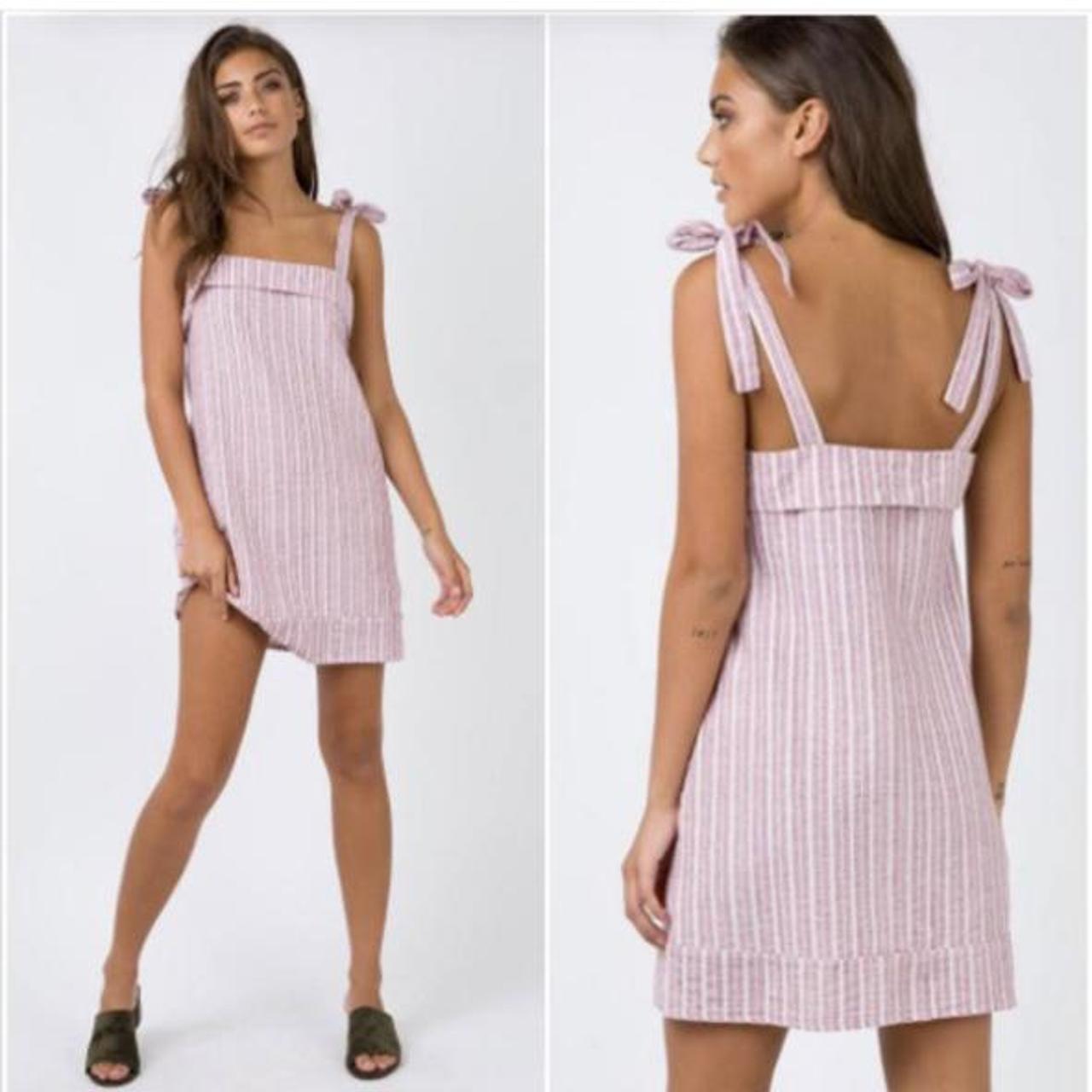 Pink princess Polly dress! Worn a few times no... Depop