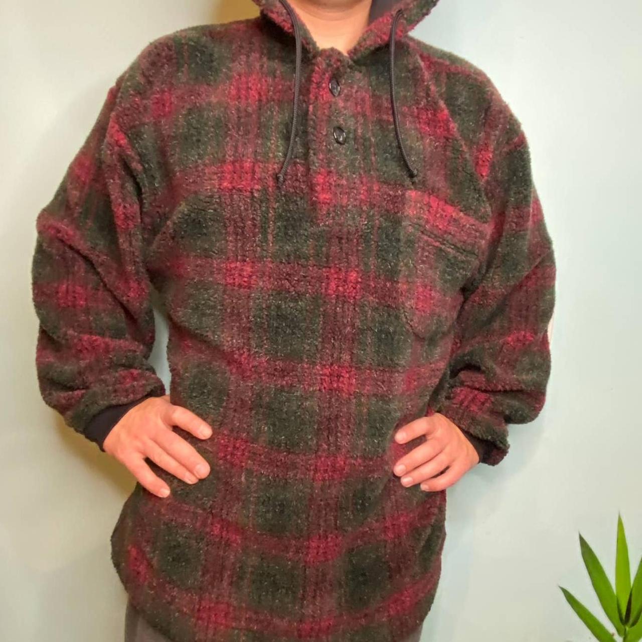 plaid pullover mens