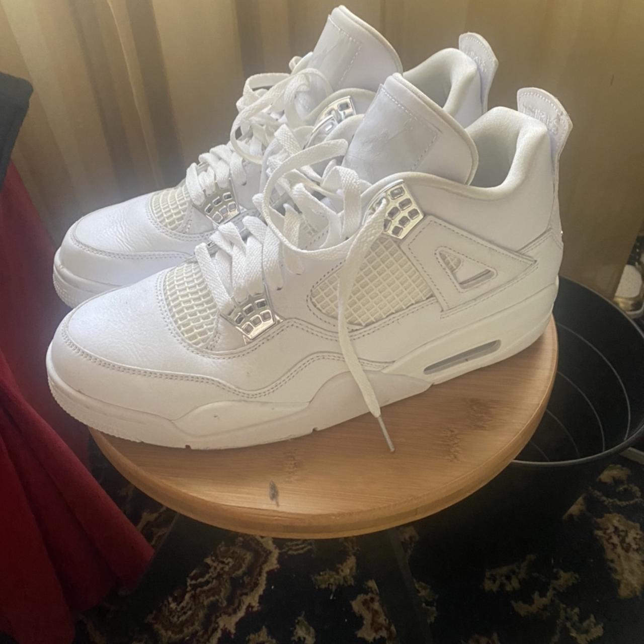 jordan retro 4 white pure money