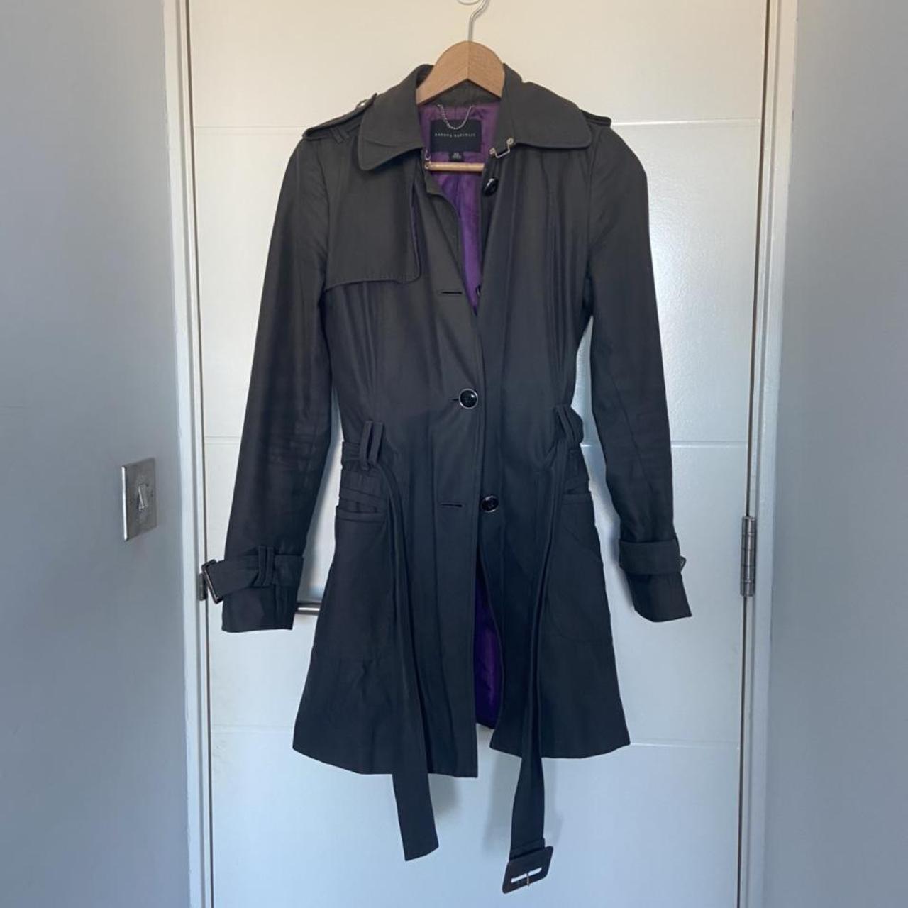 banana republic purple coat